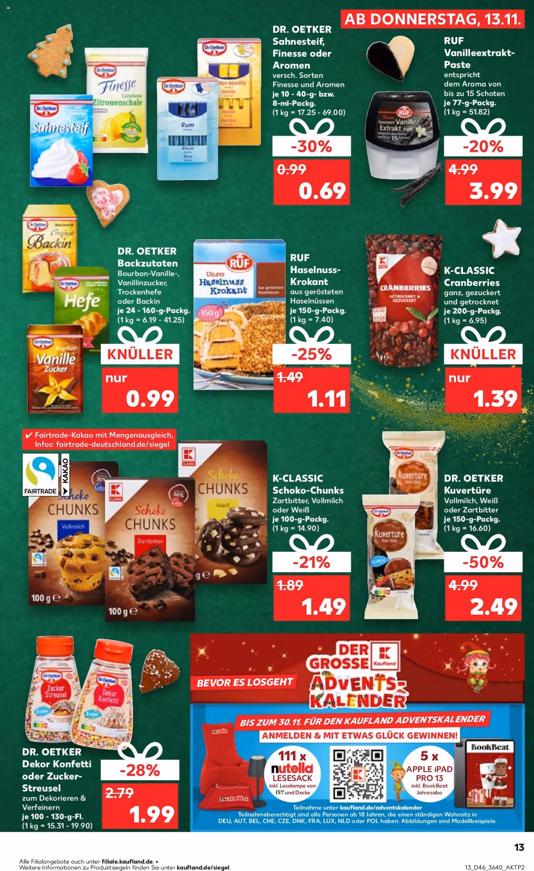 Kaufland Prospekt - Gültiger Prospekt ab 13.11.2025, Seite 13 von insgesamt 62