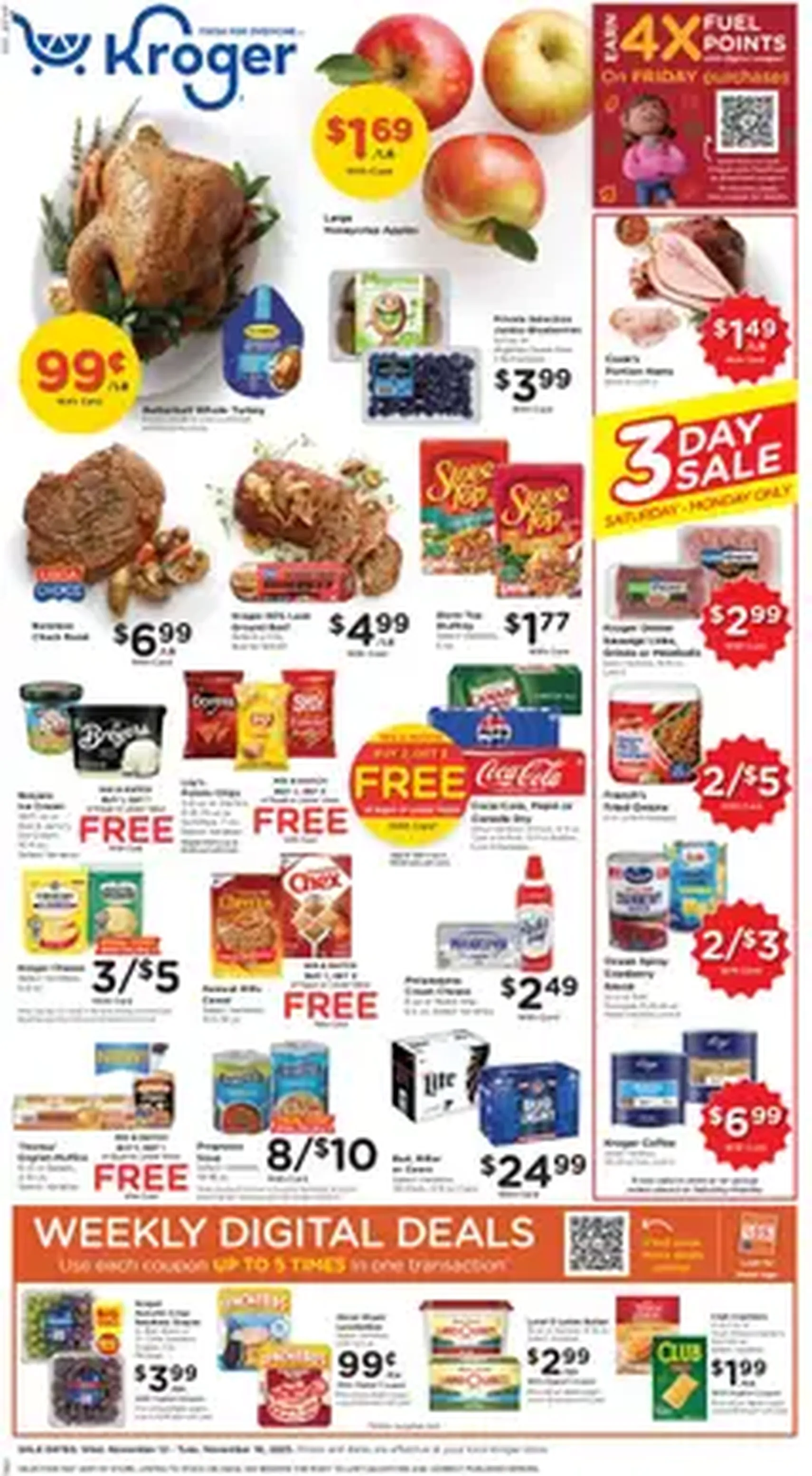 Kroger Black Friday - valid flyer from 11/12/2025, page 1 of 1