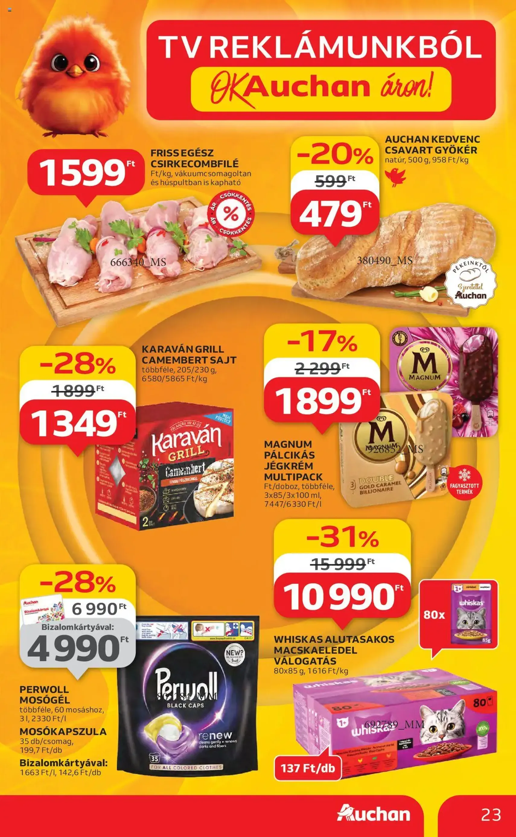 Auchan Akciós újság - 2025.07.17. érvényes szórólap 23 oldal 44 oldalból Auchan Akciós újság - 2025.07.17. érvényes szórólap 23 oldal 44 oldalból