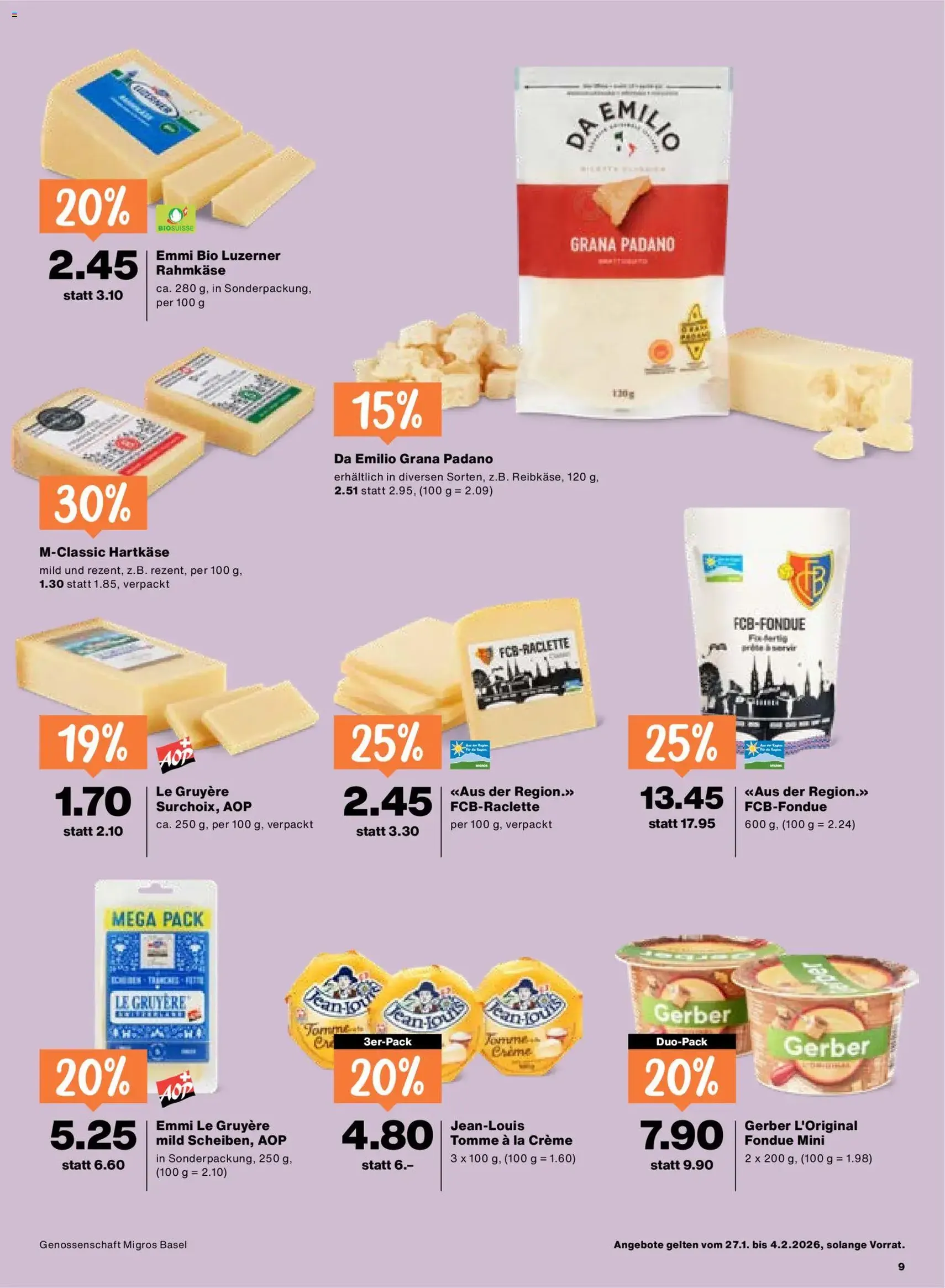 Migros Aktionen - Gültiger Prospekt ab 27.01.2026, Seite 9 von insgesamt 20