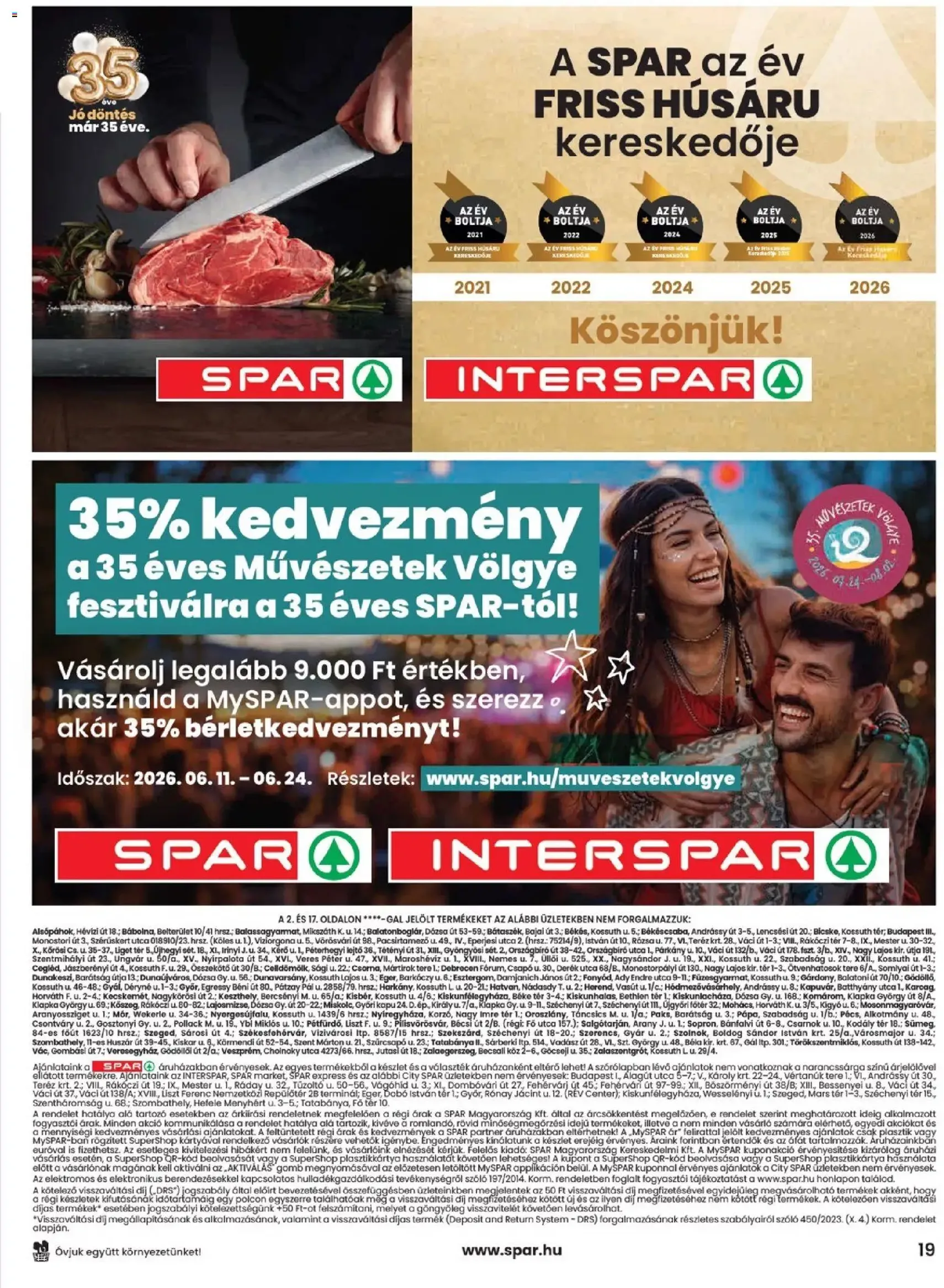 Spar akciós újság - 2026.06.18. érvényes szórólap 19 oldal 20 oldalból