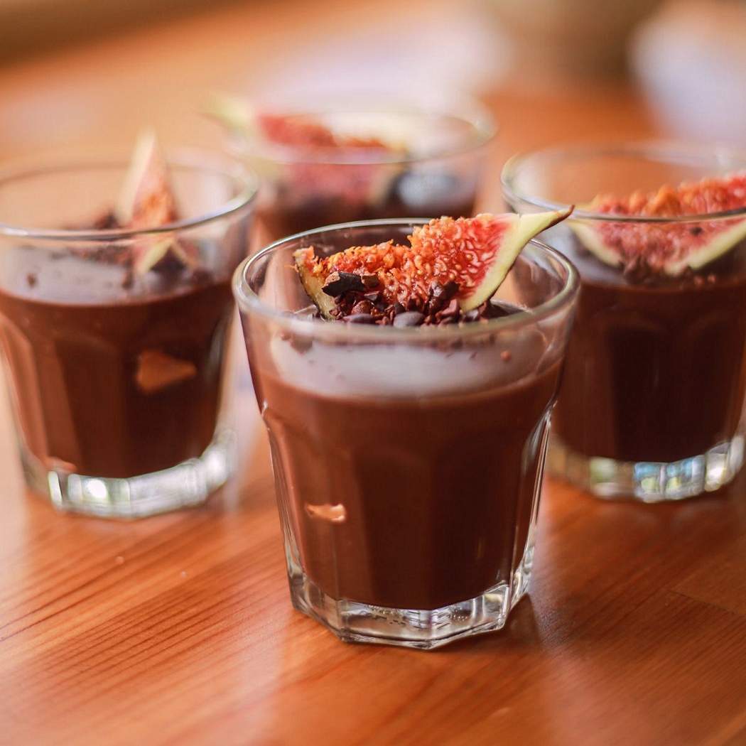 Nyers csokoládé puding
