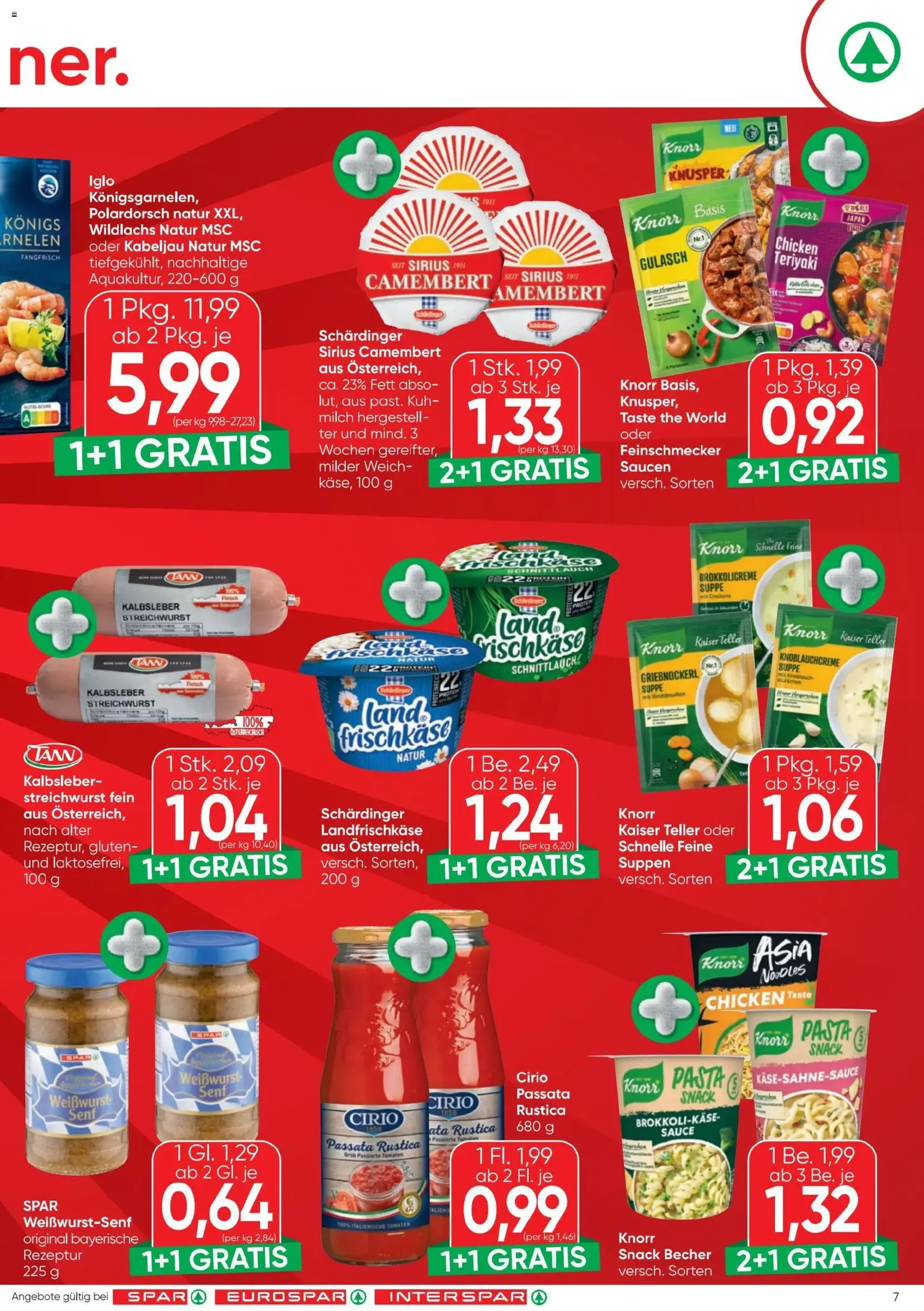 Spar Flugblatt - Gültiger Prospekt ab 02.01.2026, Seite 7 von insgesamt 24