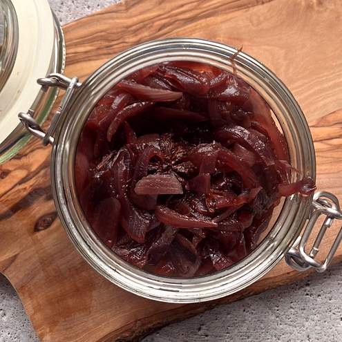 Hovězí mleté karbanátky s cibulovou marmeládou - krok přípravy 1