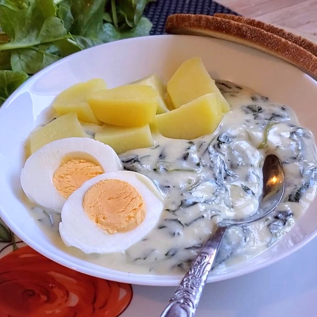 Jemná omáčka so špenátom a mozzarellou ( Prívarok )