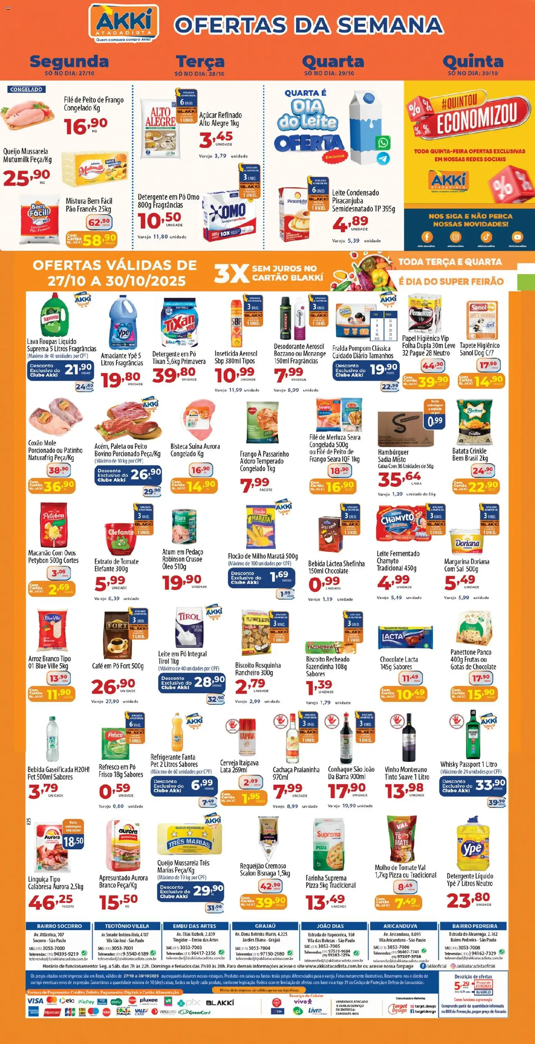 Akki Atacadista - Ofertas da semana - folheto válido a partir de 27/10/2025 página 1 de 1