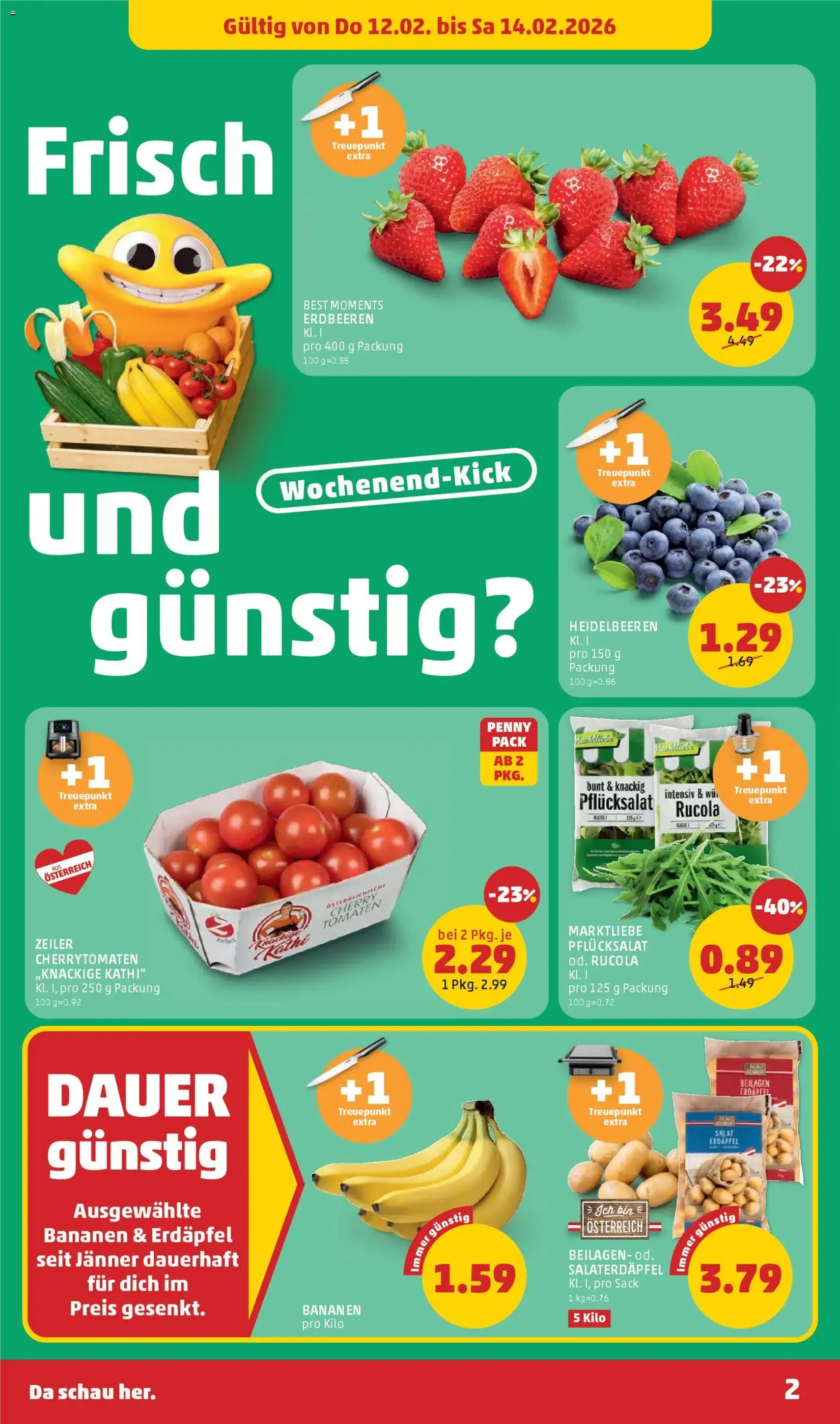 Penny Markt Flugblatt - Gültiger Prospekt ab 12.02.2026, Seite 2 von insgesamt 32