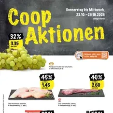 Coop aktionen - Prospekt Vorschau gültig ab 22.10.2026
