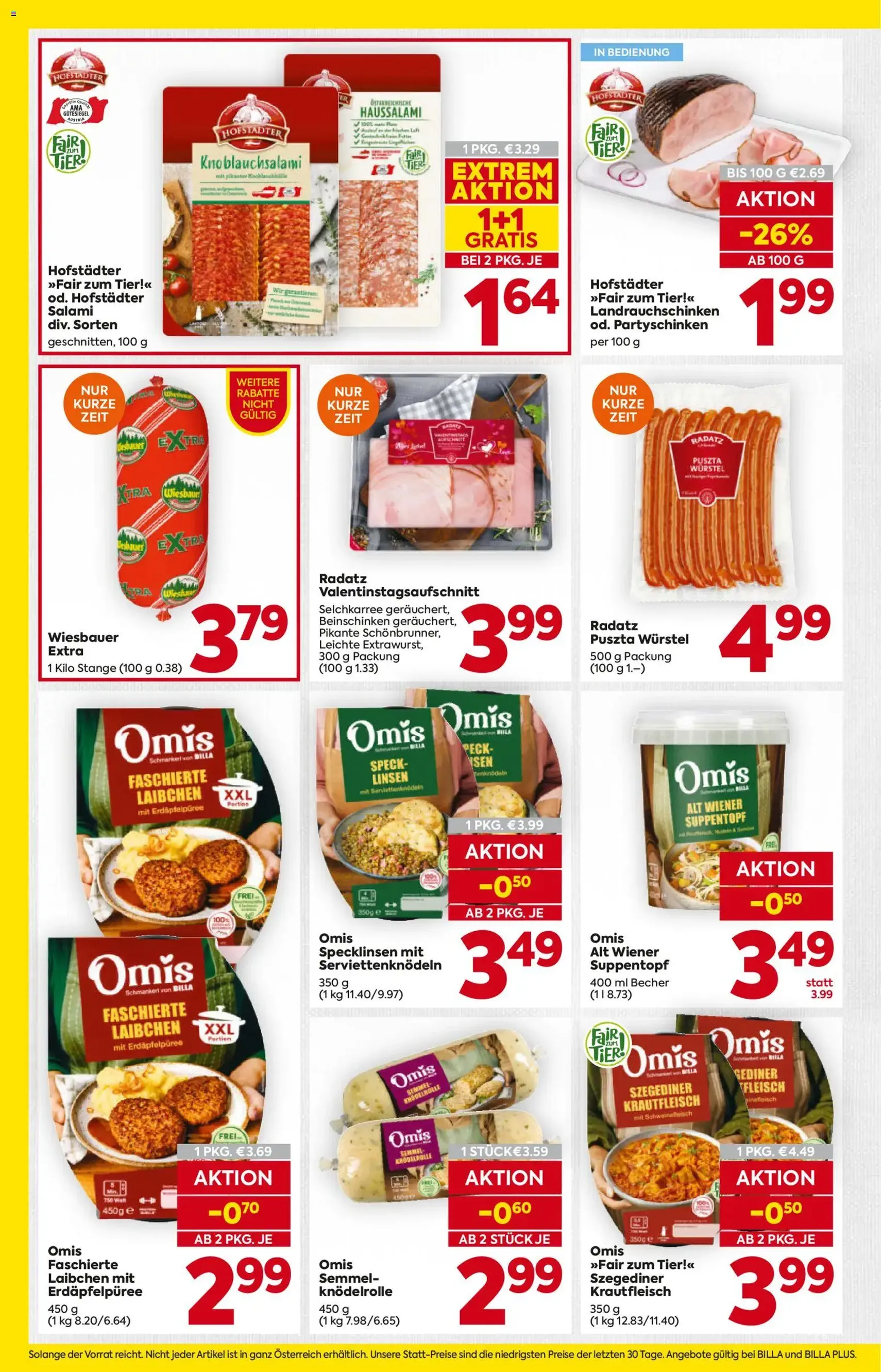 Billa Flugblatt - Gültiger Prospekt ab 05.02.2026, Seite 6 von insgesamt 16