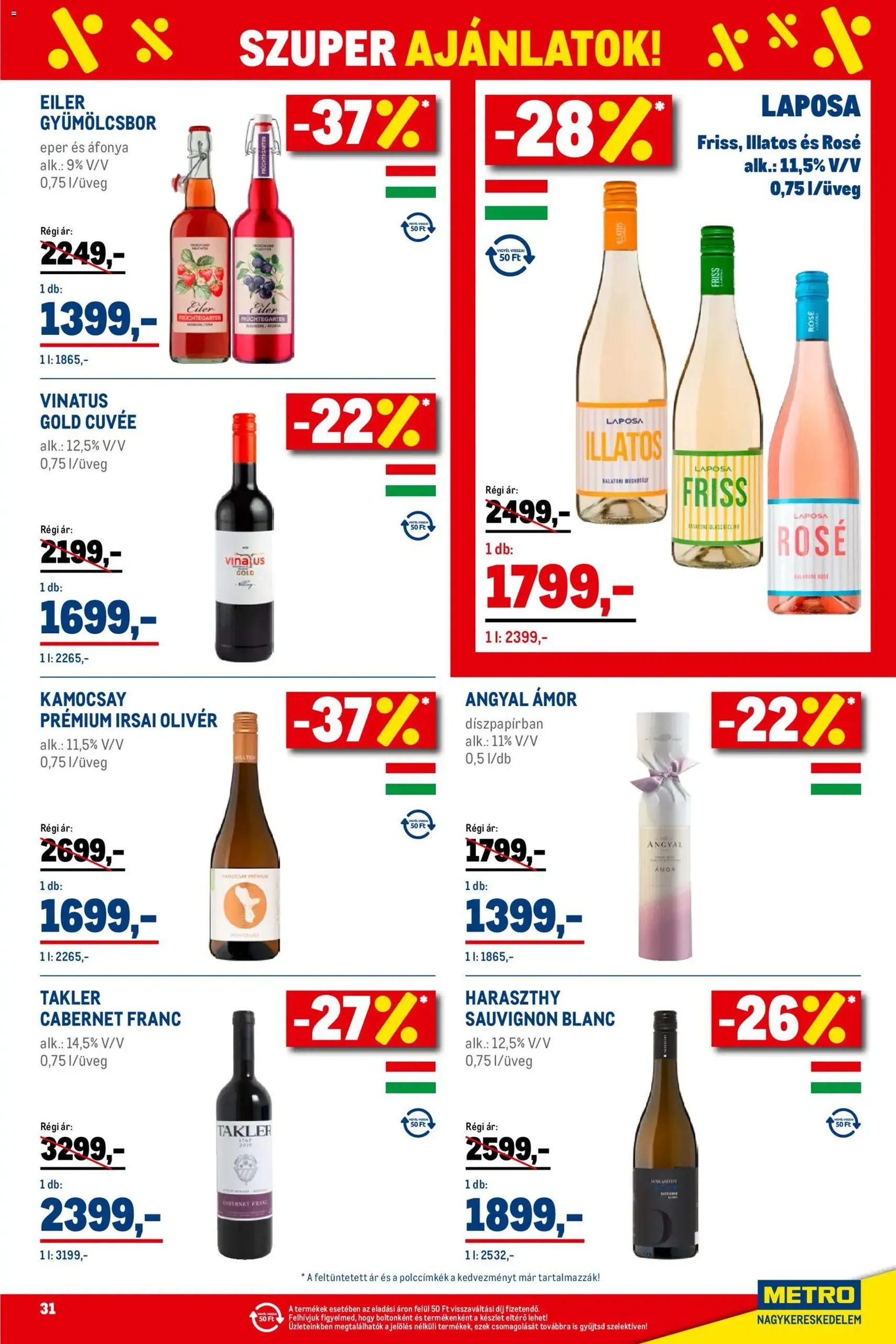 Metro - Élelmiszer és Szezonális katalógus 2026/02 - 2026.02.01. érvényes szórólap 31 oldal 41 oldalból