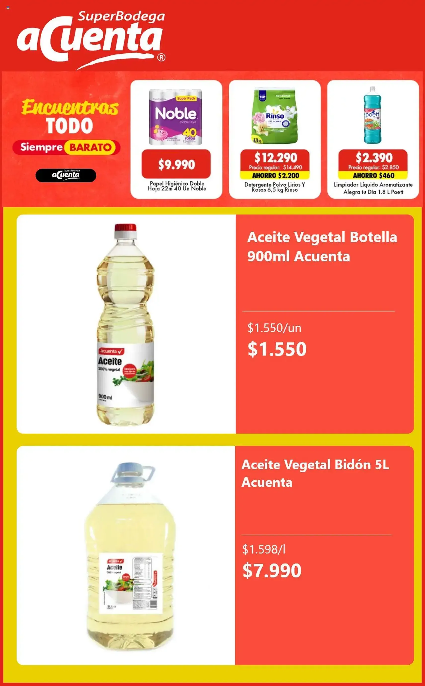 Super Bodega aCuenta ofertas - folleto válido desde 25.09.2025 página 2 de 5