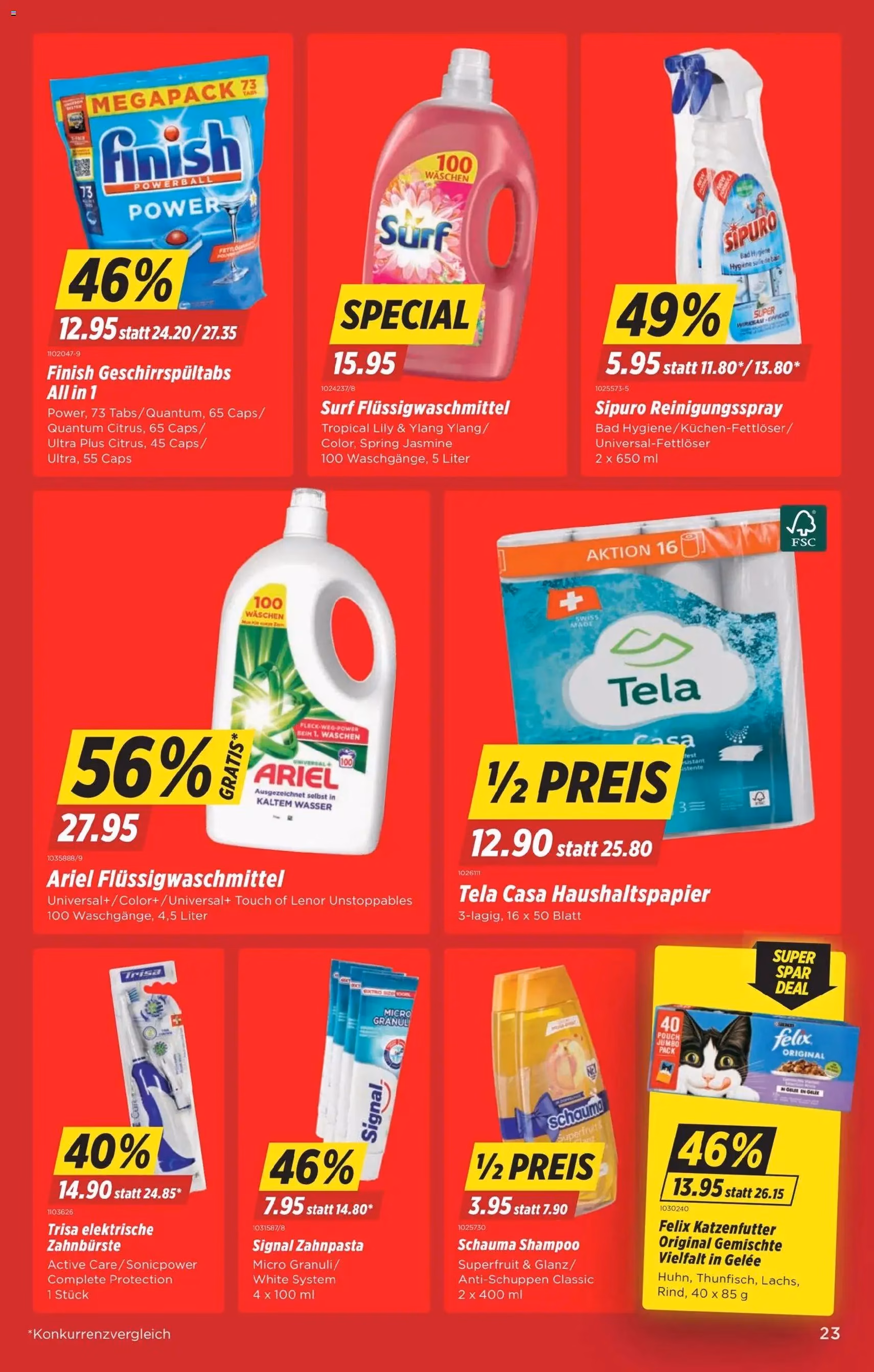 Denner Aktionen - Gültiger Prospekt ab 04.11.2025, Seite 23 von insgesamt 24