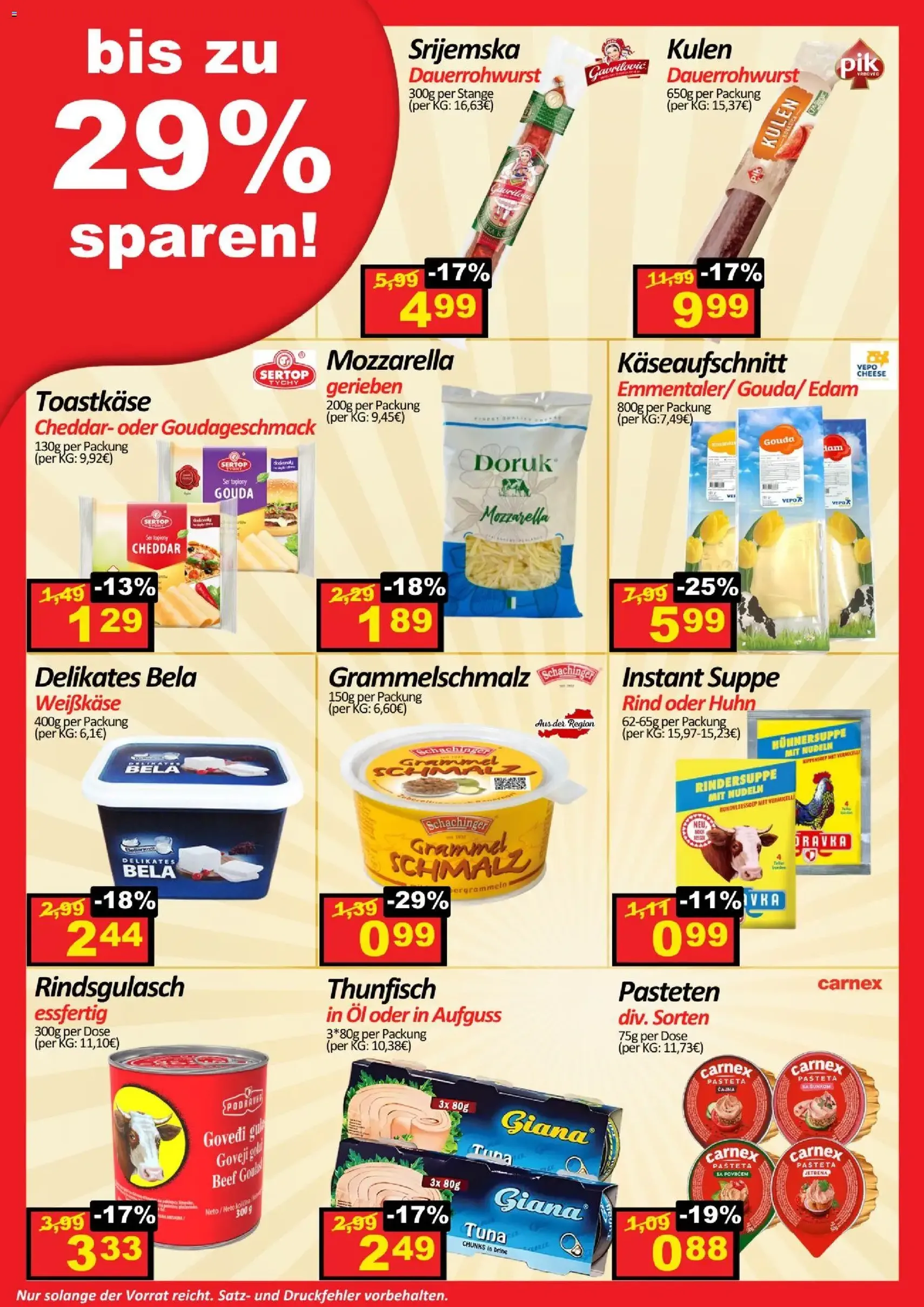 Wurstico Abholmarkt Flugblatt - Gültiger Prospekt ab 23.10.2025, Seite 3 von insgesamt 4
