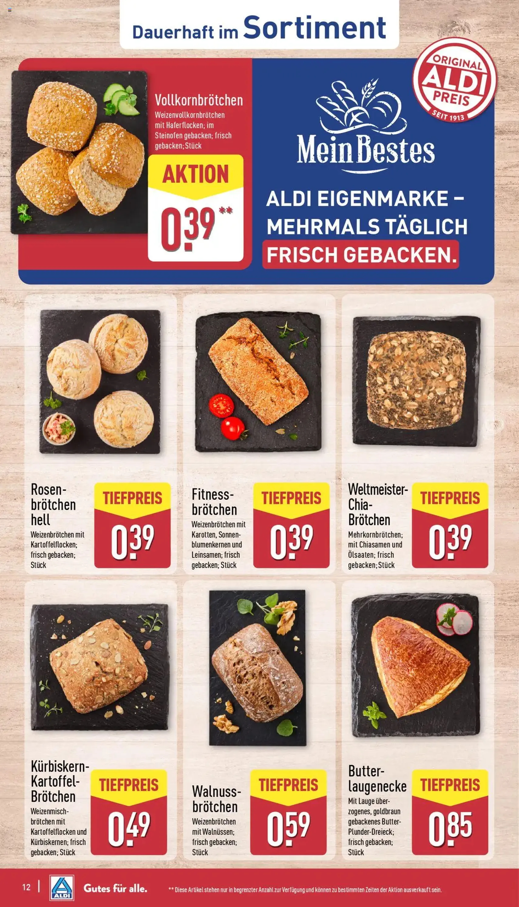 Aldi Prospekt - Gültiger Prospekt ab 11.08.2025, Seite 12 von insgesamt 43 Aldi Prospekt - Gültiger Prospekt ab 11.08.2025, Seite 12 von insgesamt 43