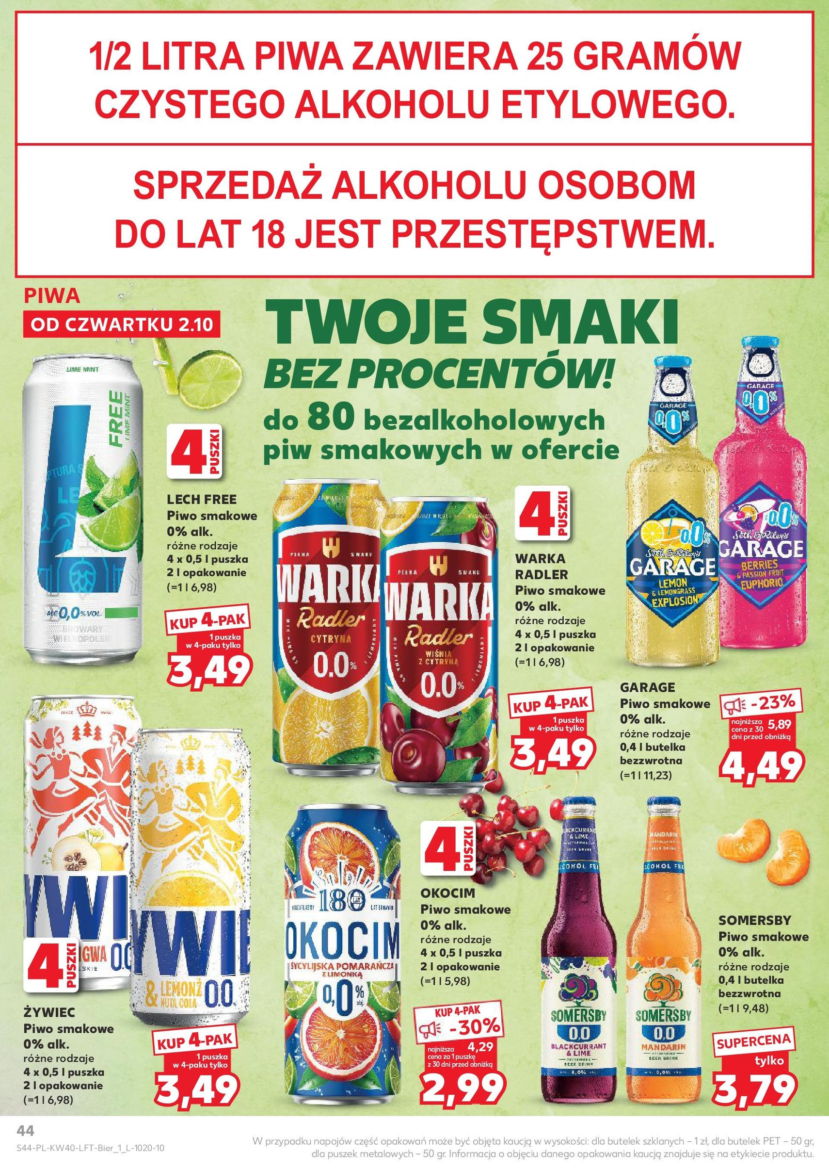 Kaufland gazetka - ważny gazetka od 02.10.2025 strona 44 z 55