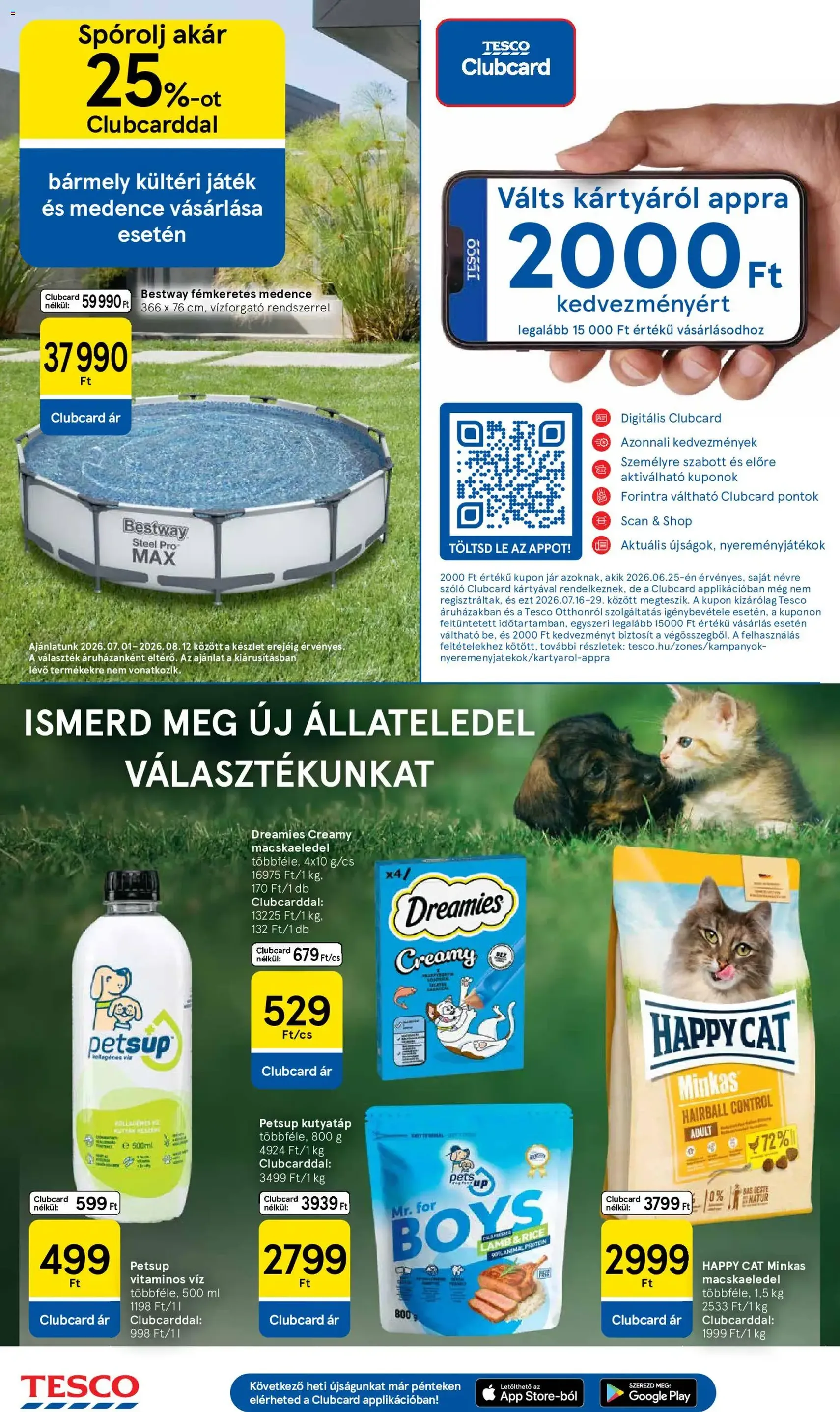 Tesco aktuális akciós újság - 2026.07.23. érvényes szórólap 16 oldal 30 oldalból