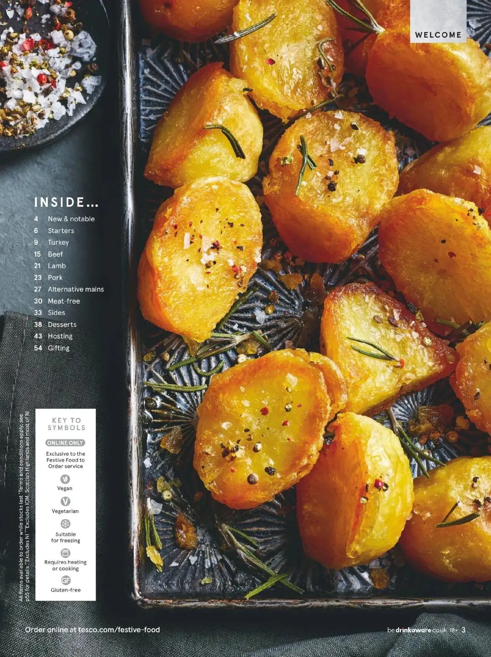 Tesco - Festive Food to Order brochure 2025 - valid flyer from 01/10/2025, page 3 of 56