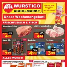 Wurstico Abholmarkt Flugblatt - Prospekt Vorschau gültig ab 14.08.2025