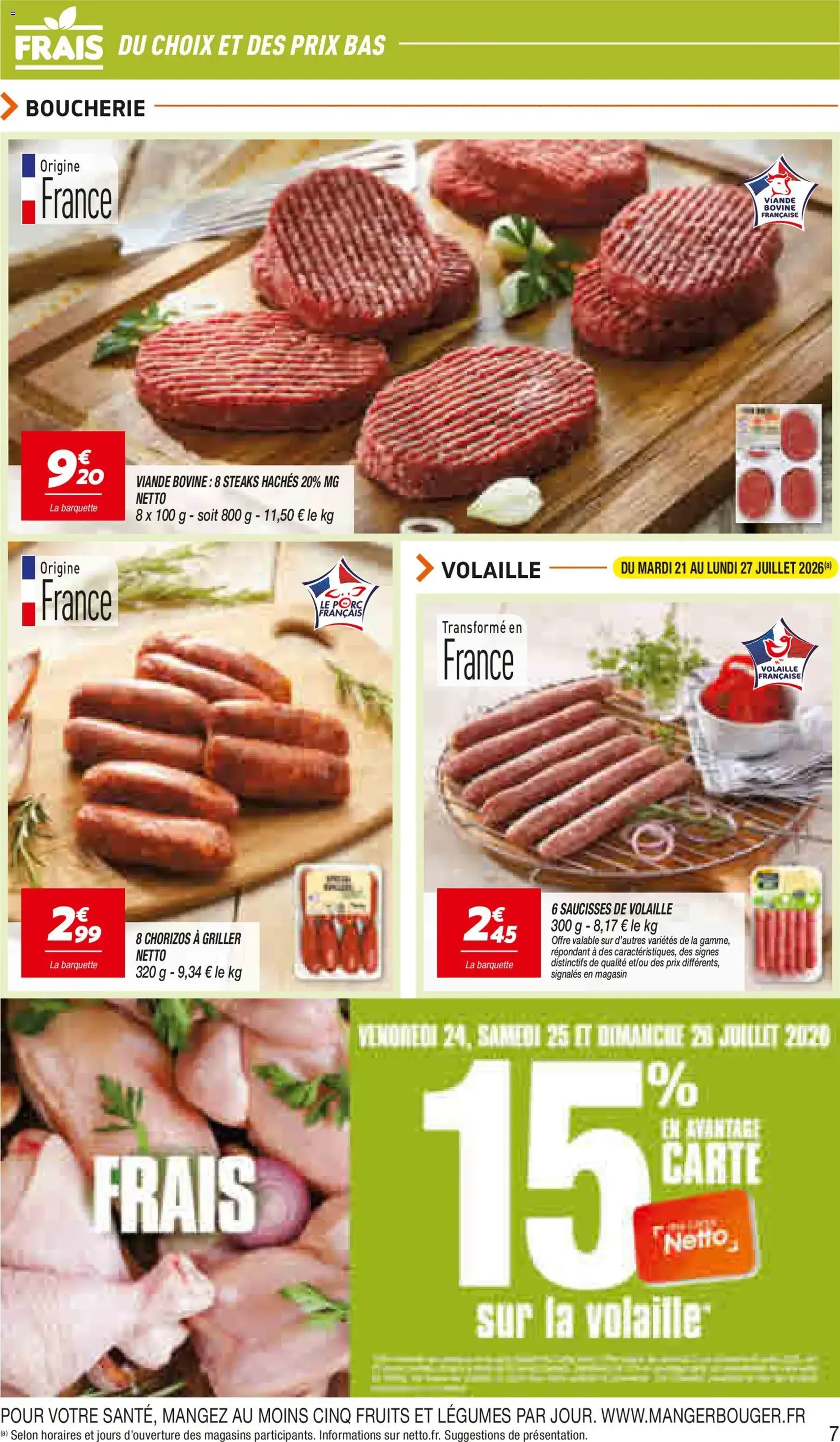 Netto catalogue - brochure valable à partir du 21/07/2026, page 7 sur 20