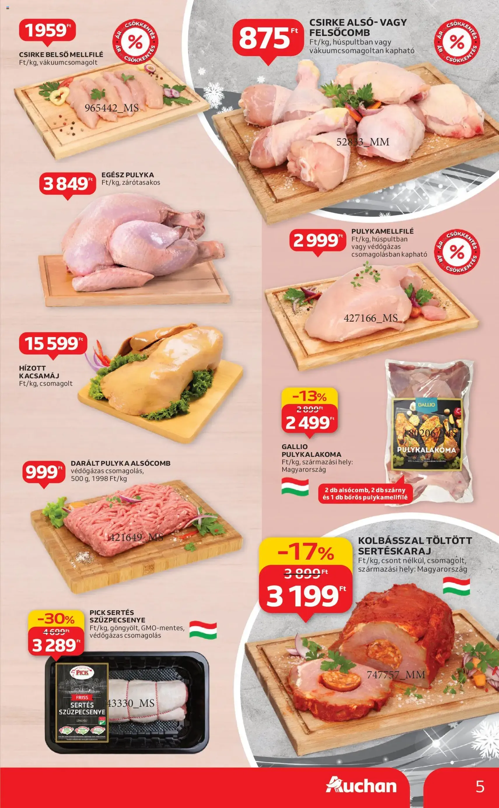 Auchan Akciós újság - 2025.12.18. érvényes szórólap 5 oldal 60 oldalból