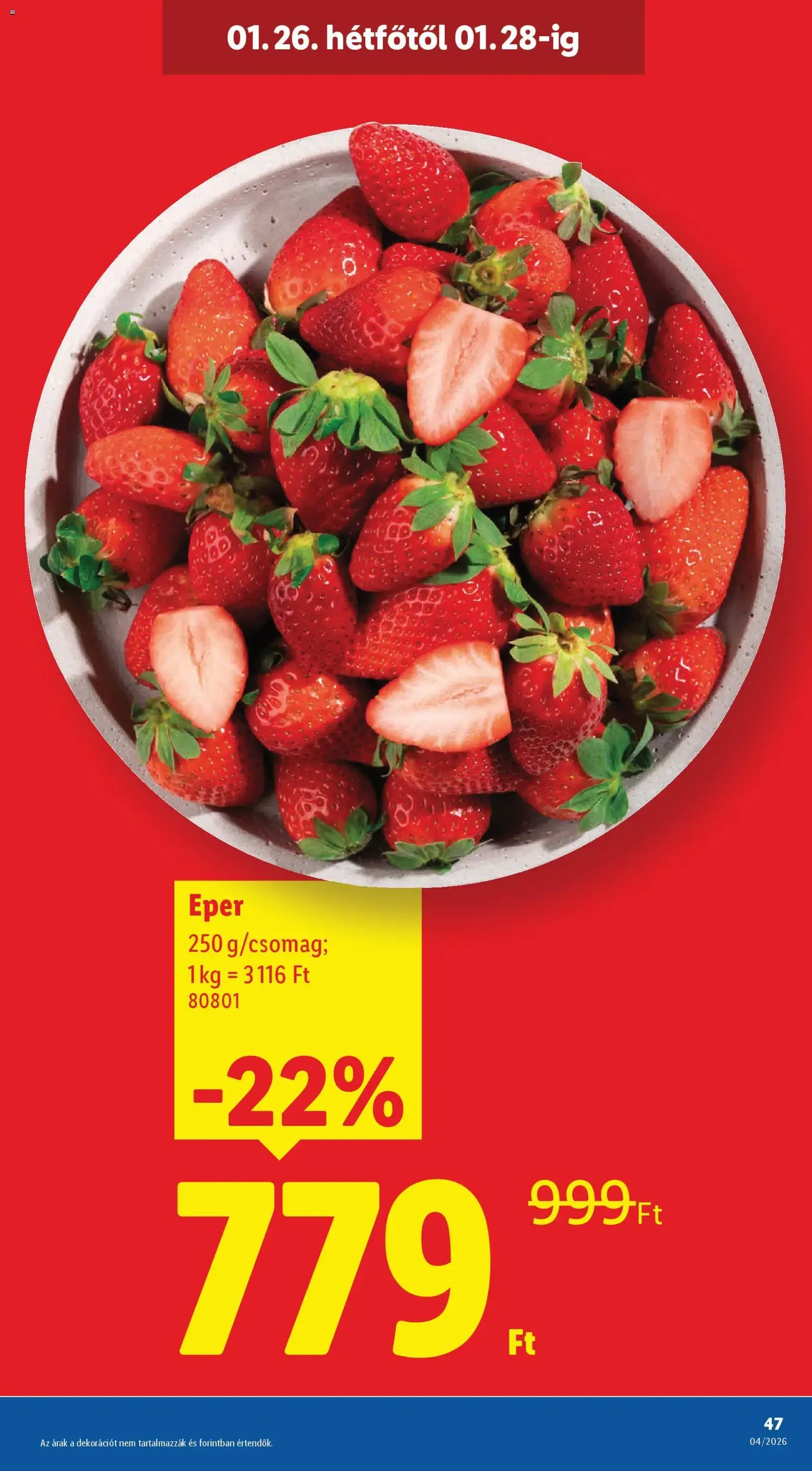 Lidl Akciós újság - 2026.01.22. érvényes szórólap 47 oldal 58 oldalból