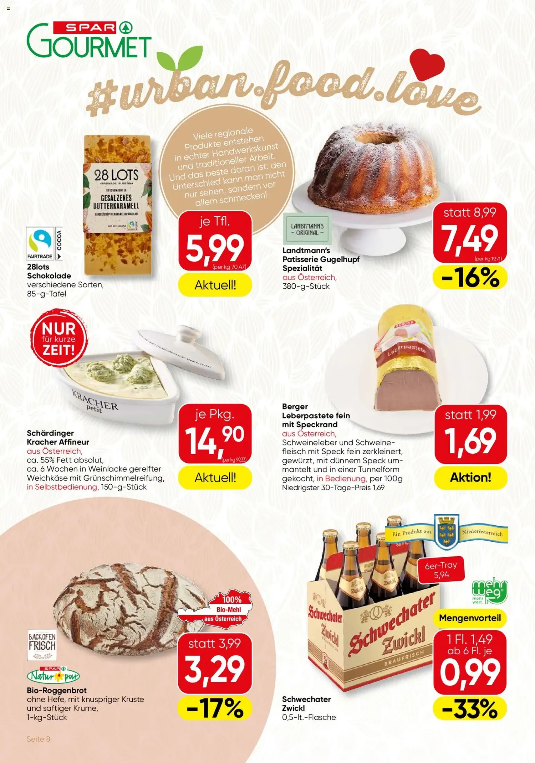 SPAR Gourmet Flugblatt - Gültiger Prospekt ab 23.10.2025, Seite 8 von insgesamt 12