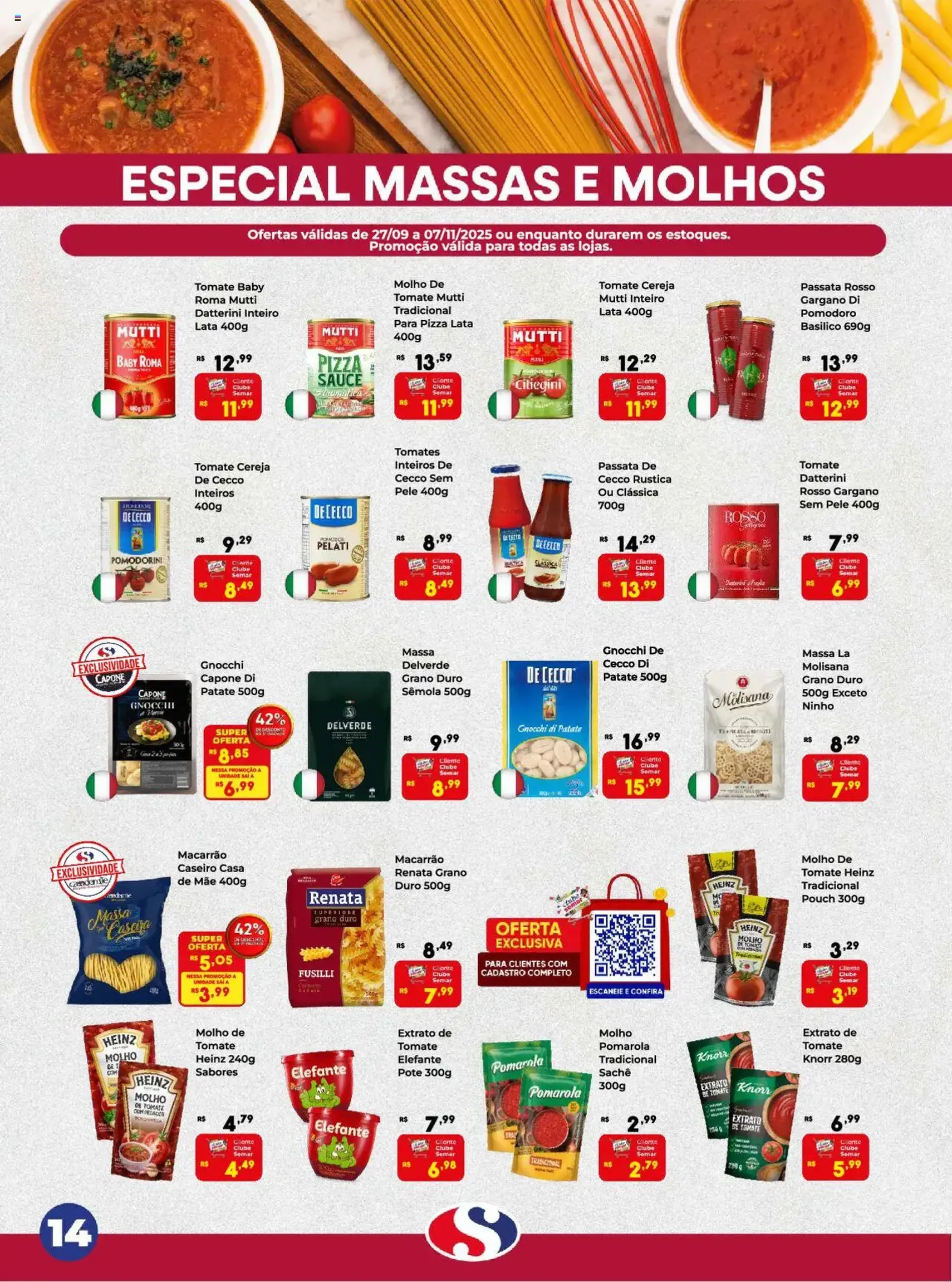 Semar Supermercado - Ofertas do Mês - folheto válido a partir de 27/09/2025 página 14 de 24 Semar Supermercado - Ofertas do Mês - folheto válido a partir de 27/09/2025 página 14 de 24
