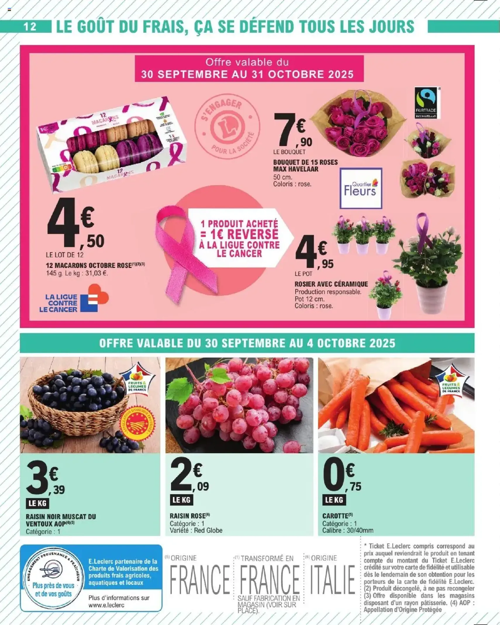 E.Leclerc catalogue semaine 40 - brochure valable à partir du 30/09/2025, page 12 sur 36 E.Leclerc catalogue semaine 40 - brochure valable à partir du 30/09/2025, page 12 sur 36
