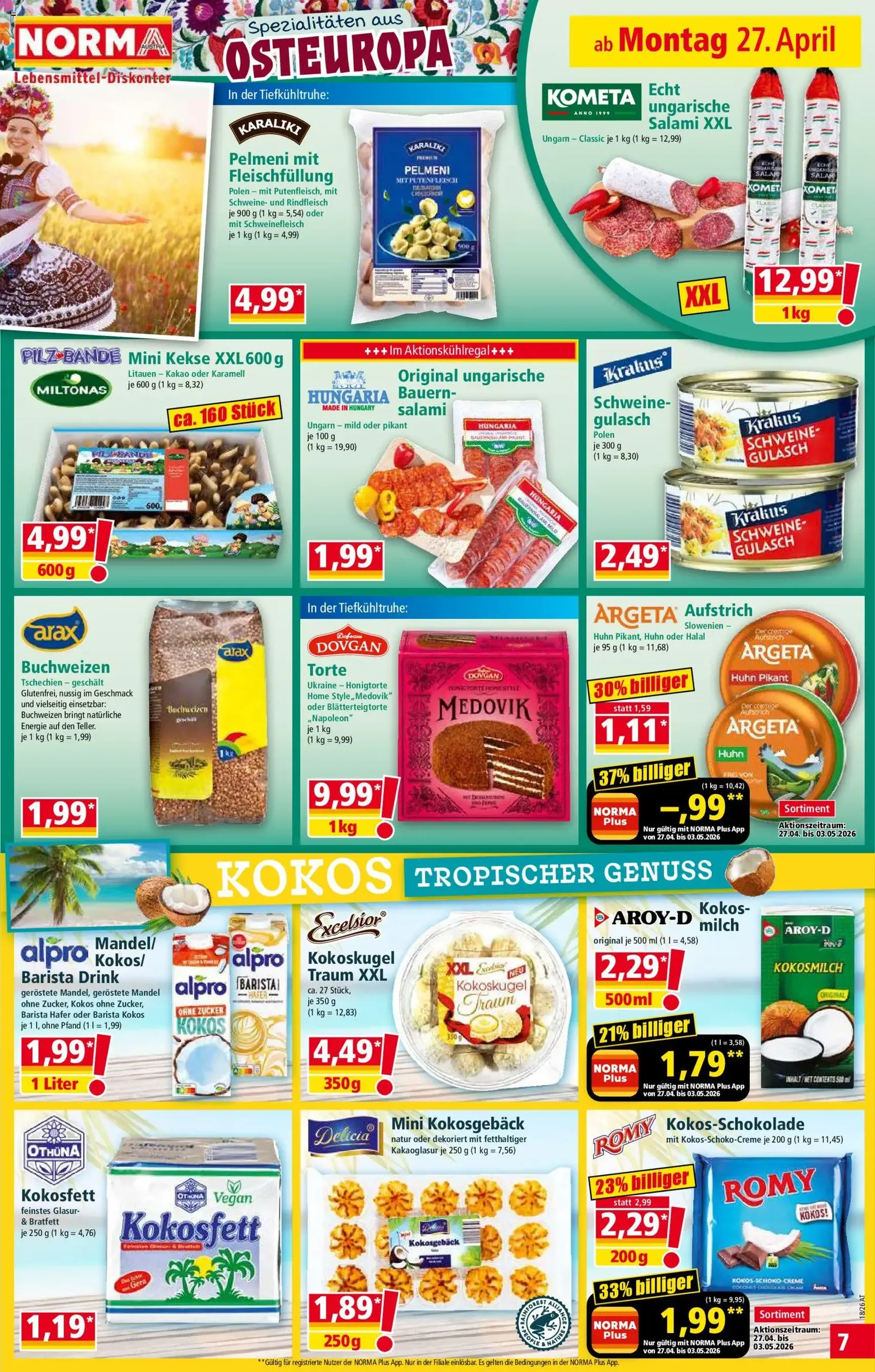 Norma Flugblatt - Gültiger Prospekt ab 27.04.2026, Seite 7 von insgesamt 17