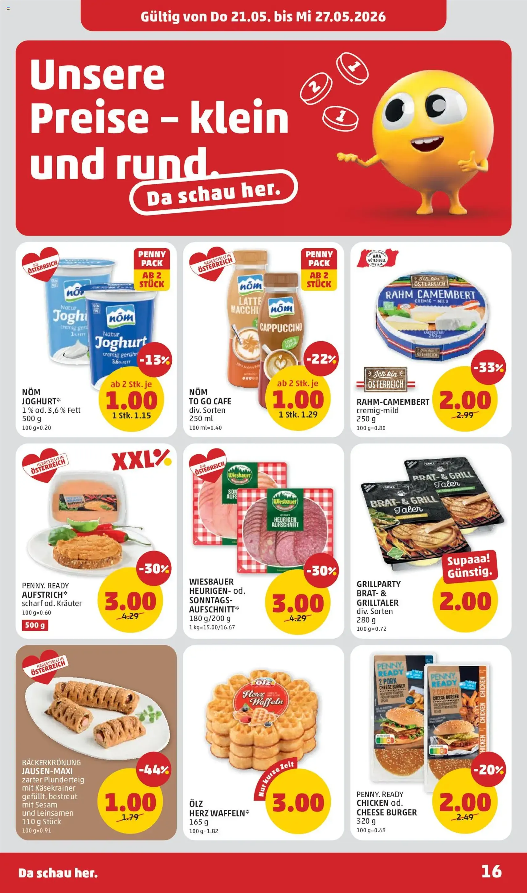 Penny Markt Flugblatt - Gültiger Prospekt ab 21.05.2026, Seite 16 von insgesamt 32