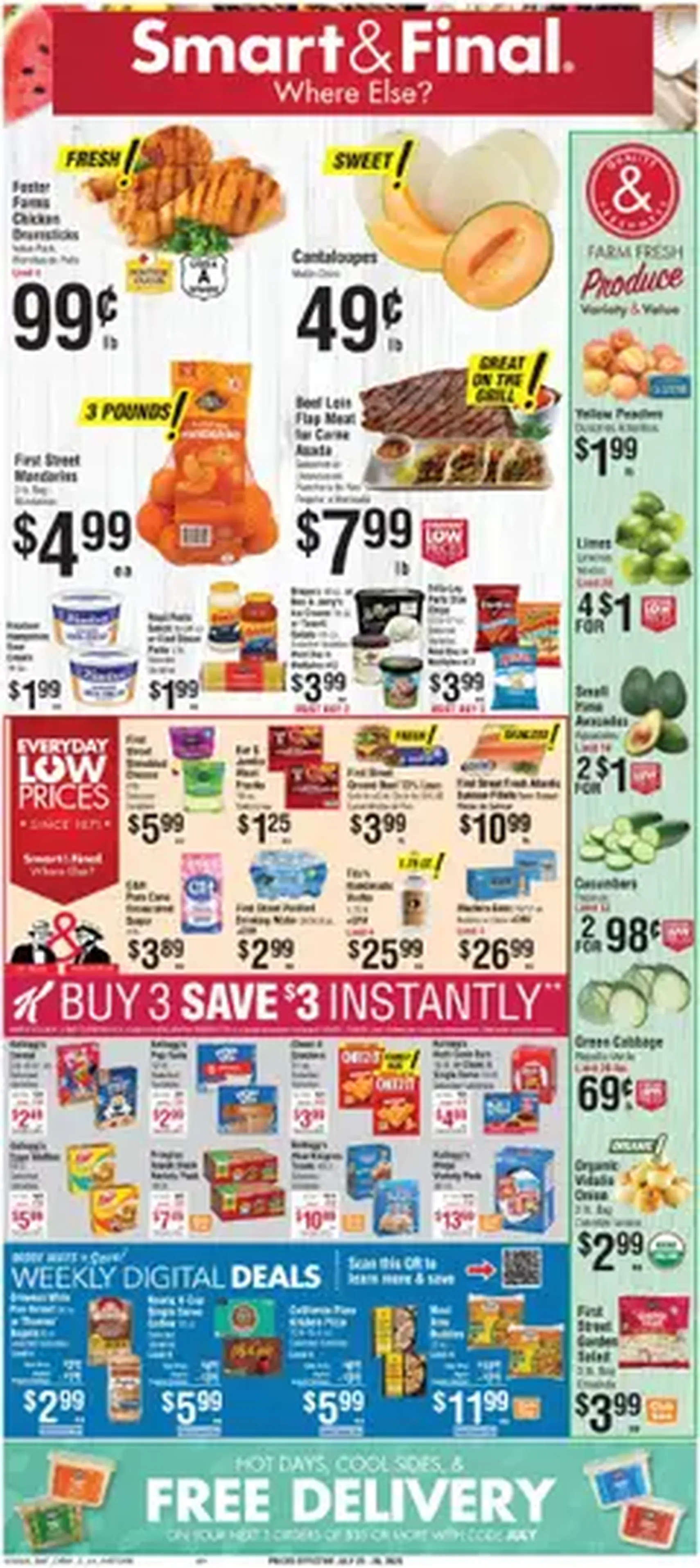 Smart & Final Weekly Ad - valid flyer from 07/23/2025, page 1 of 1