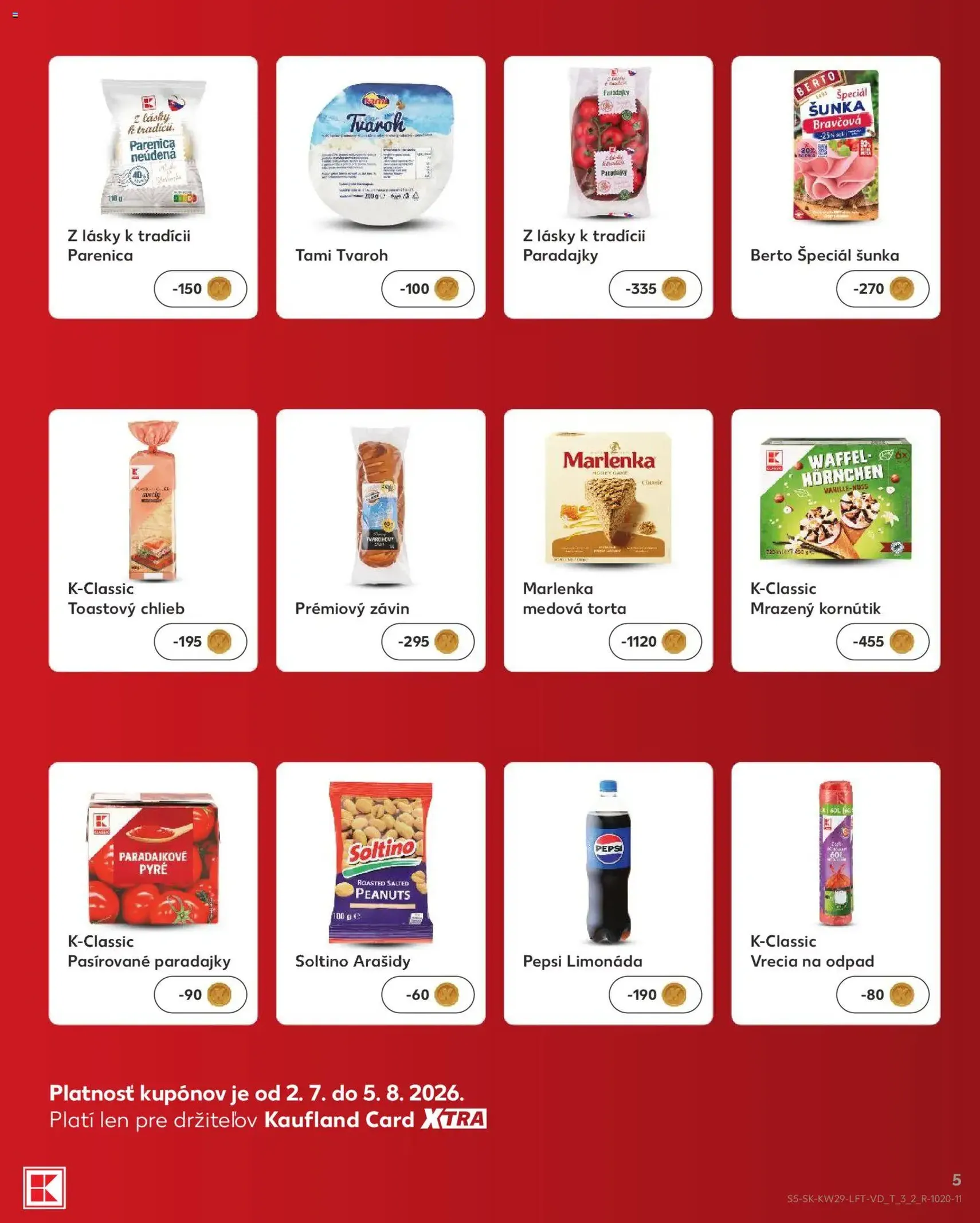 Kaufland leták - platný leták od 16.07.2026 strana 5 z 86
