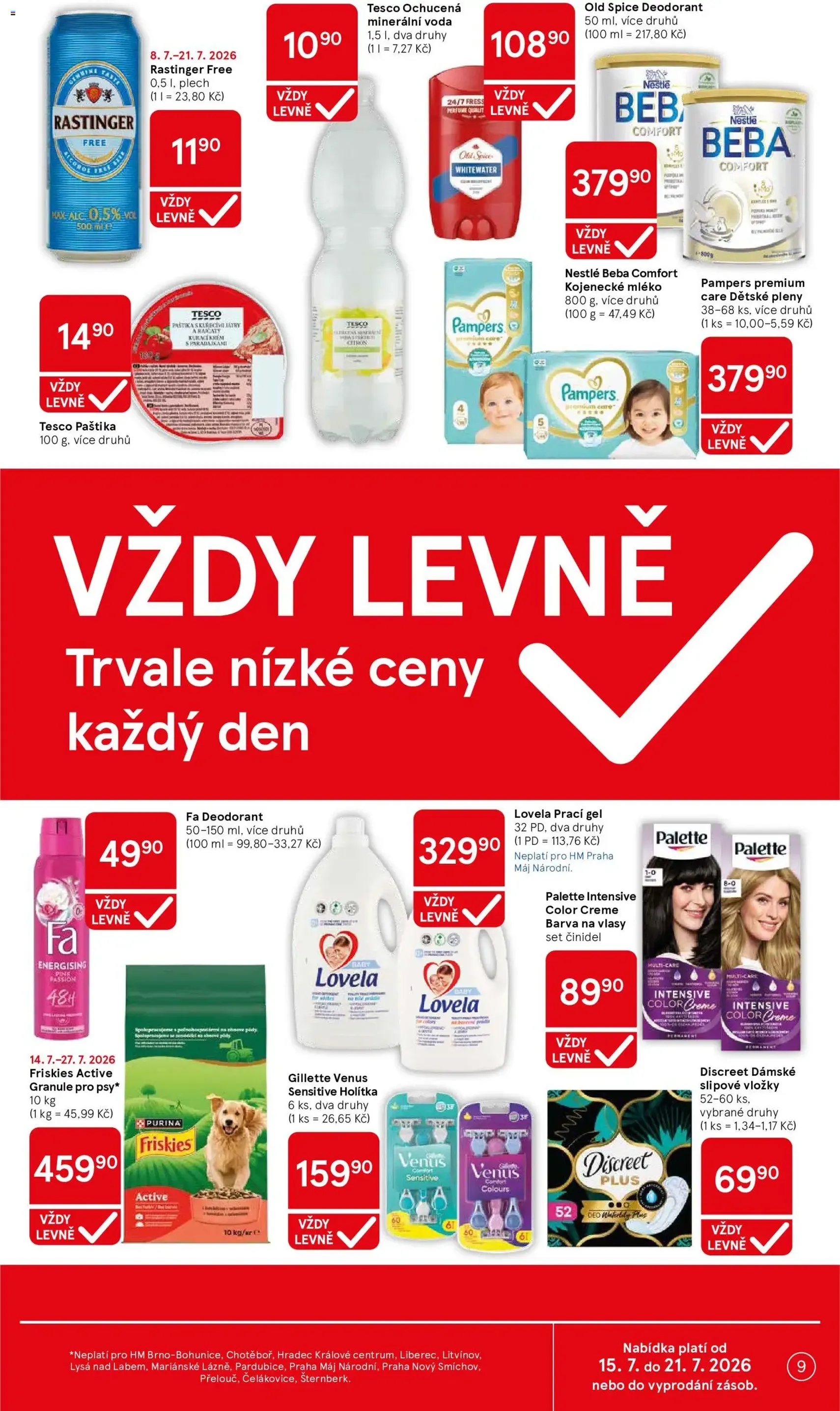 Tesco leták - Hypermarket - platný leták od 15.07.2026 strana 9 z 36