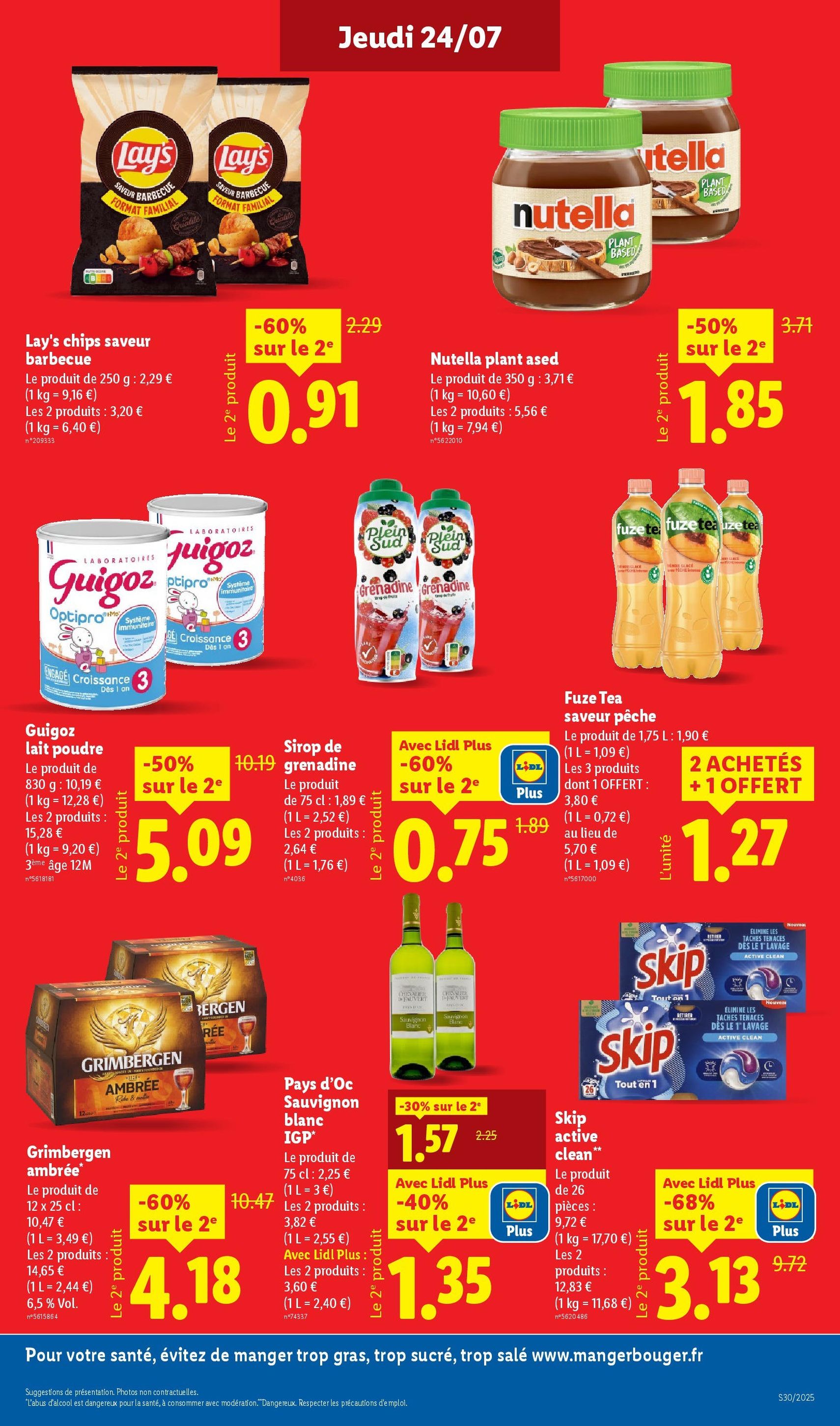 LIDL catalogue semaine 29 - brochure valable à partir du 24/07/2025, page 13 sur 73 LIDL catalogue semaine 29 - brochure valable à partir du 24/07/2025, page 13 sur 73
