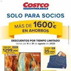 Vista previa del folleto Costco catálogo válido desde 04/08/2025