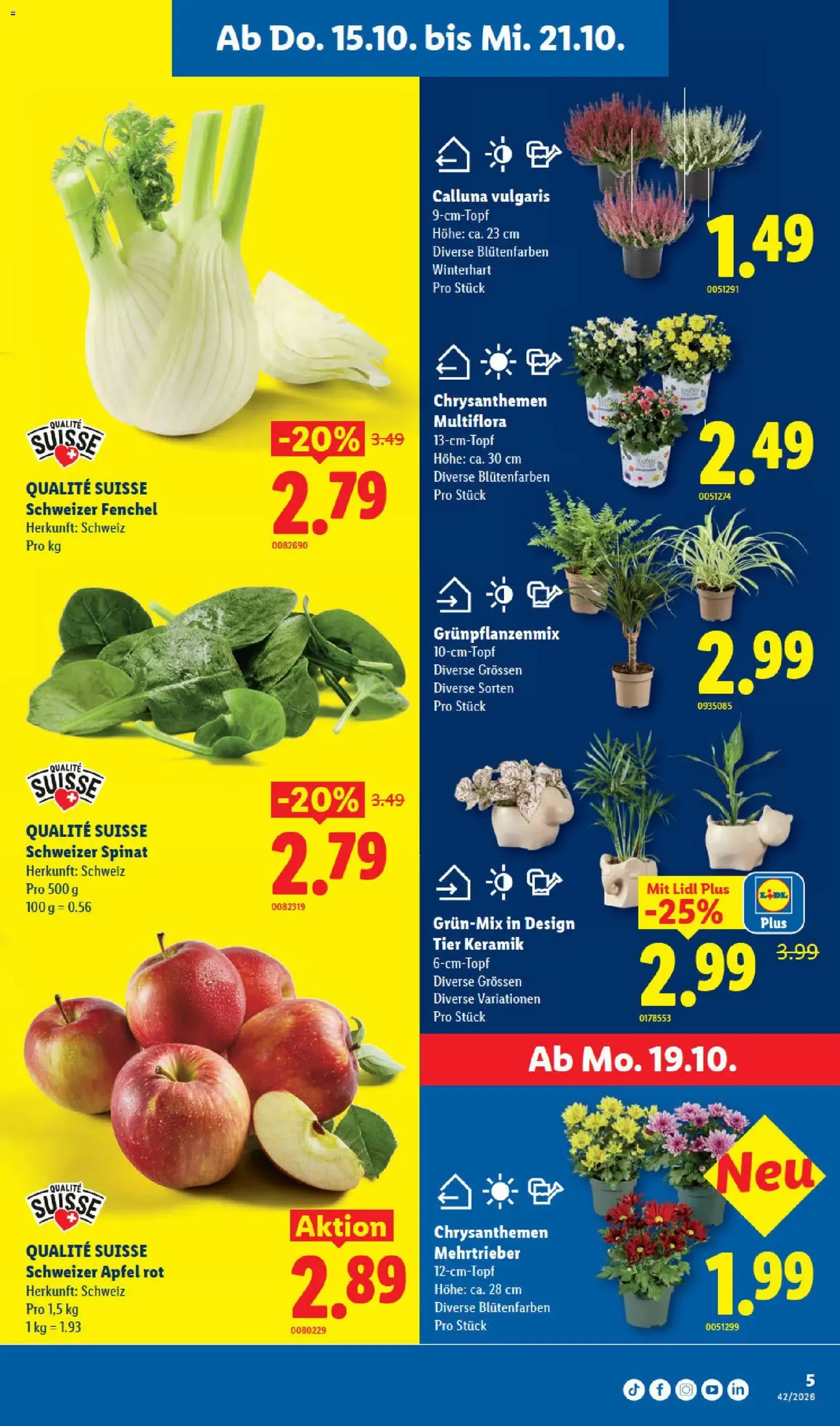 Lidl aktionen - Gültiger Prospekt ab 15.10.2026, Seite 5 von insgesamt 40