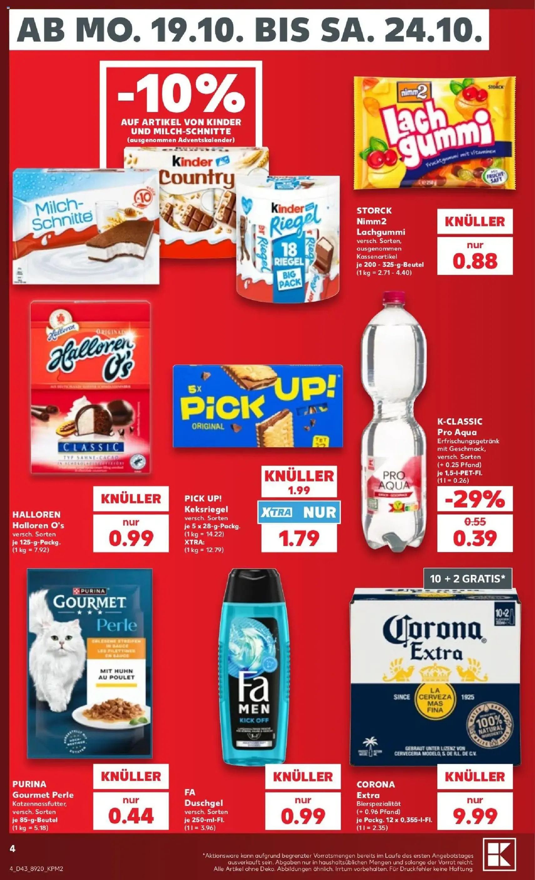 Kaufland Prospekt - Gültiger Prospekt ab 19.10.2026, Seite 4 von insgesamt 68