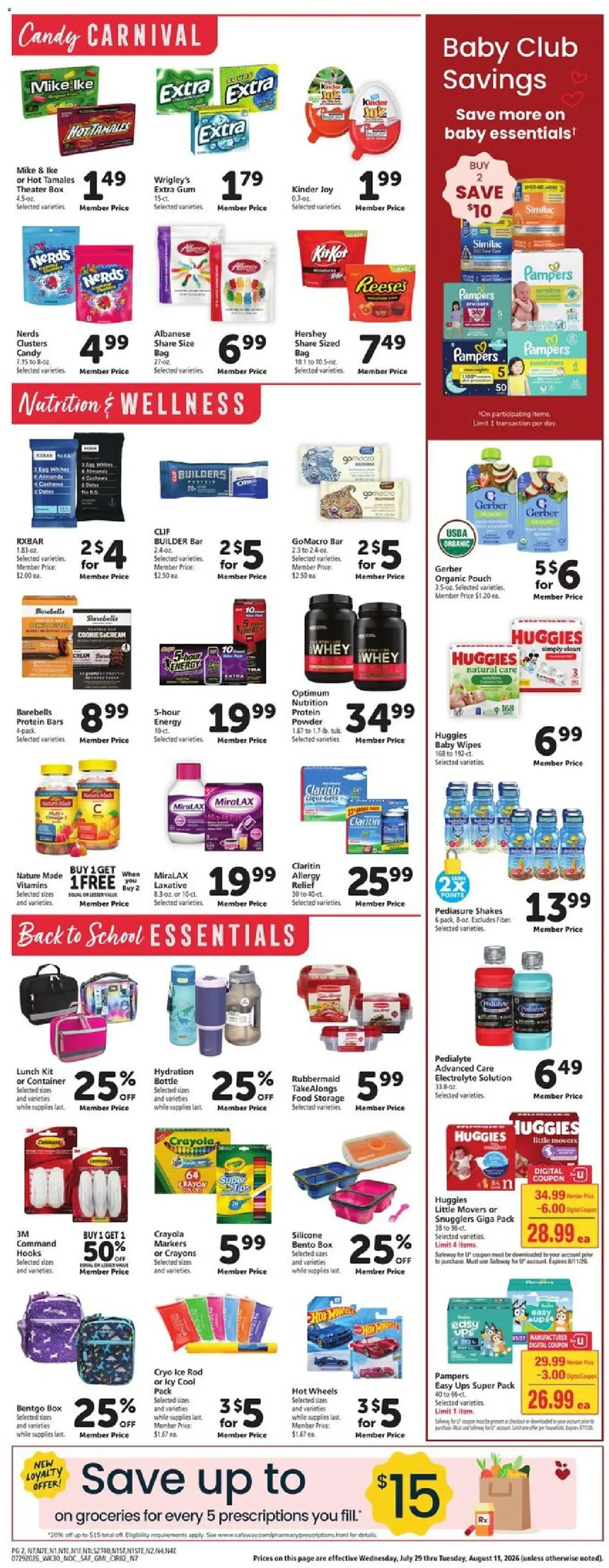 Safeway Weekly Ad - valid flyer from 07/29/2026, page 9 of 10