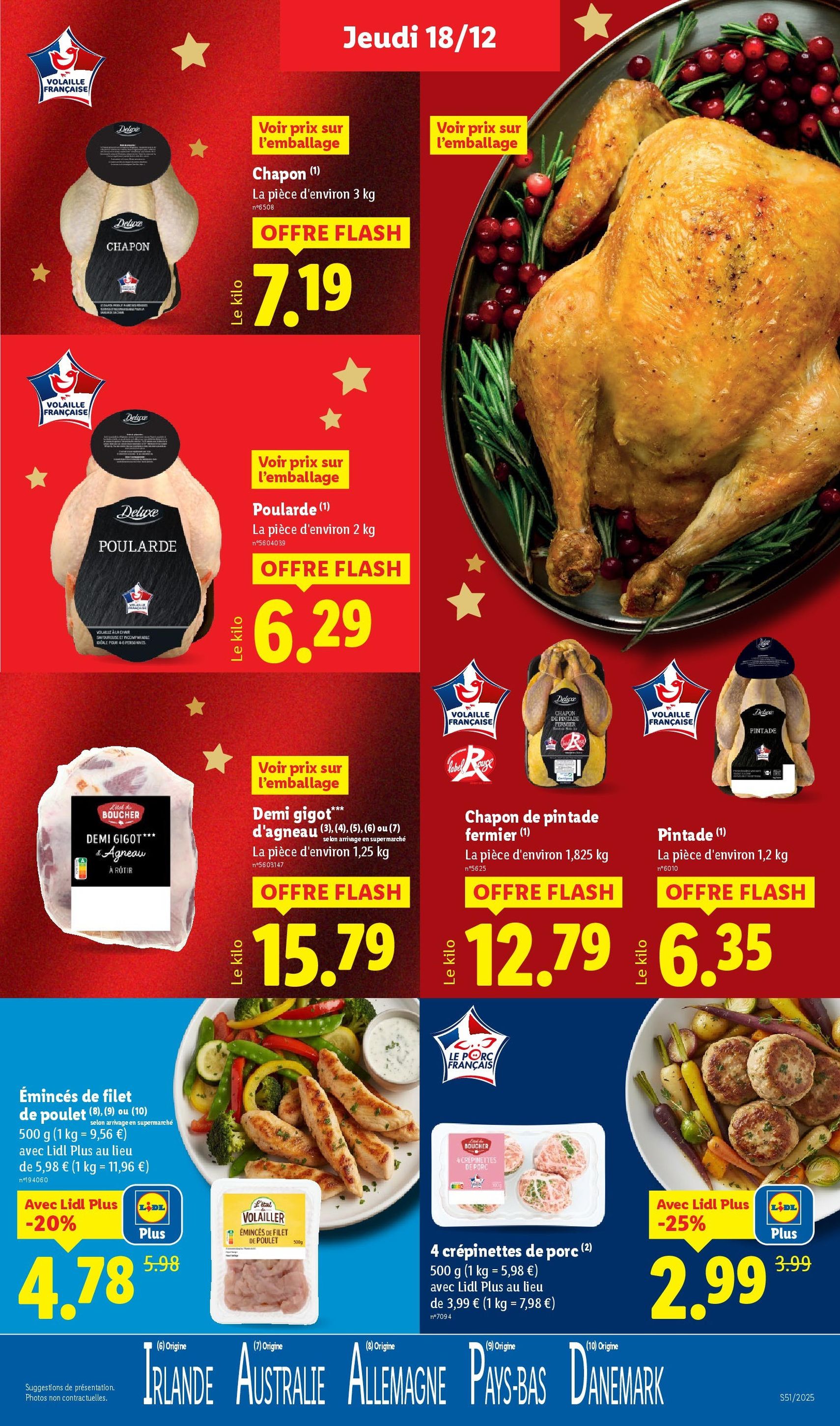 LIDL catalogue semaine 51 - brochure valable à partir du 18/12/2025, page 7 sur 87