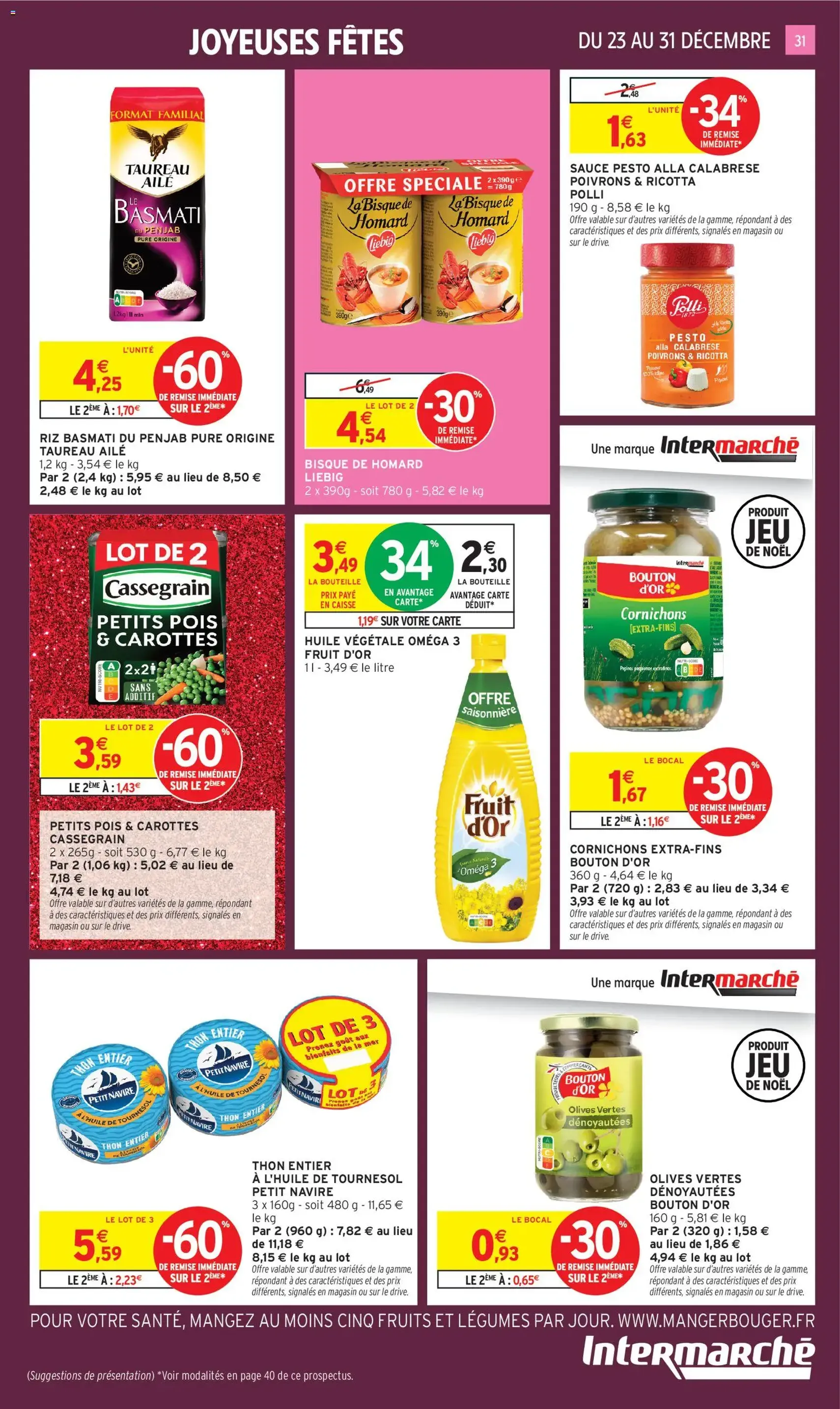 Intermarché catalogue semaine 52 - brochure valable à partir du 23/12/2025, page 31 sur 44