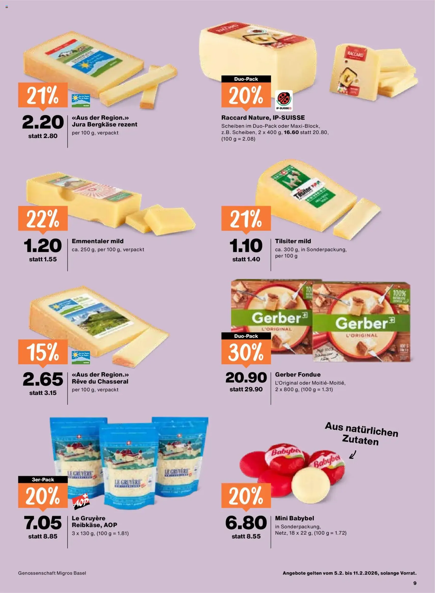 Migros Aktionen - Gültiger Prospekt ab 05.02.2026, Seite 9 von insgesamt 20