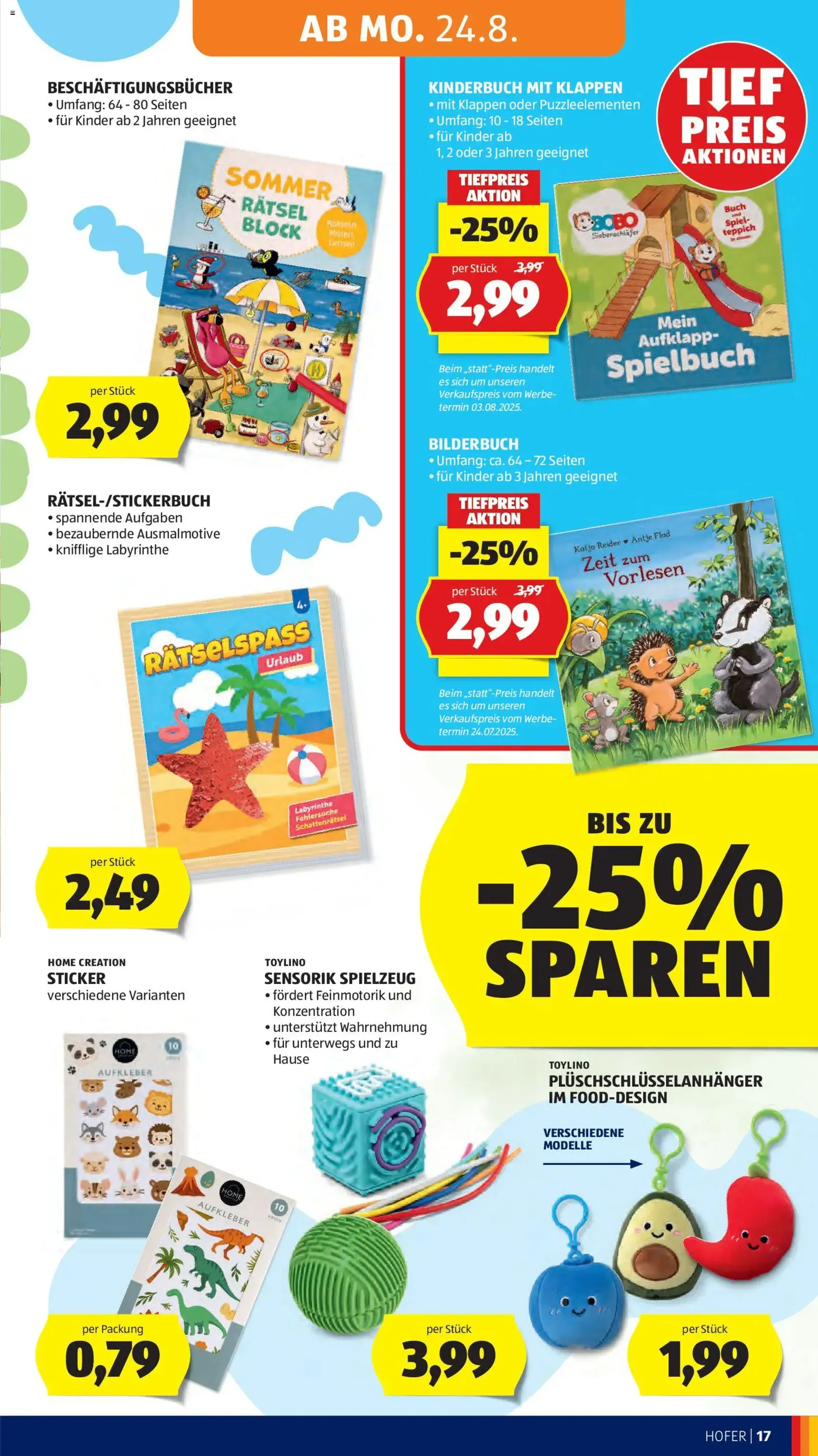 Hofer Flugblatt - Gültiger Prospekt ab 21.08.2026, Seite 29 von insgesamt 46
