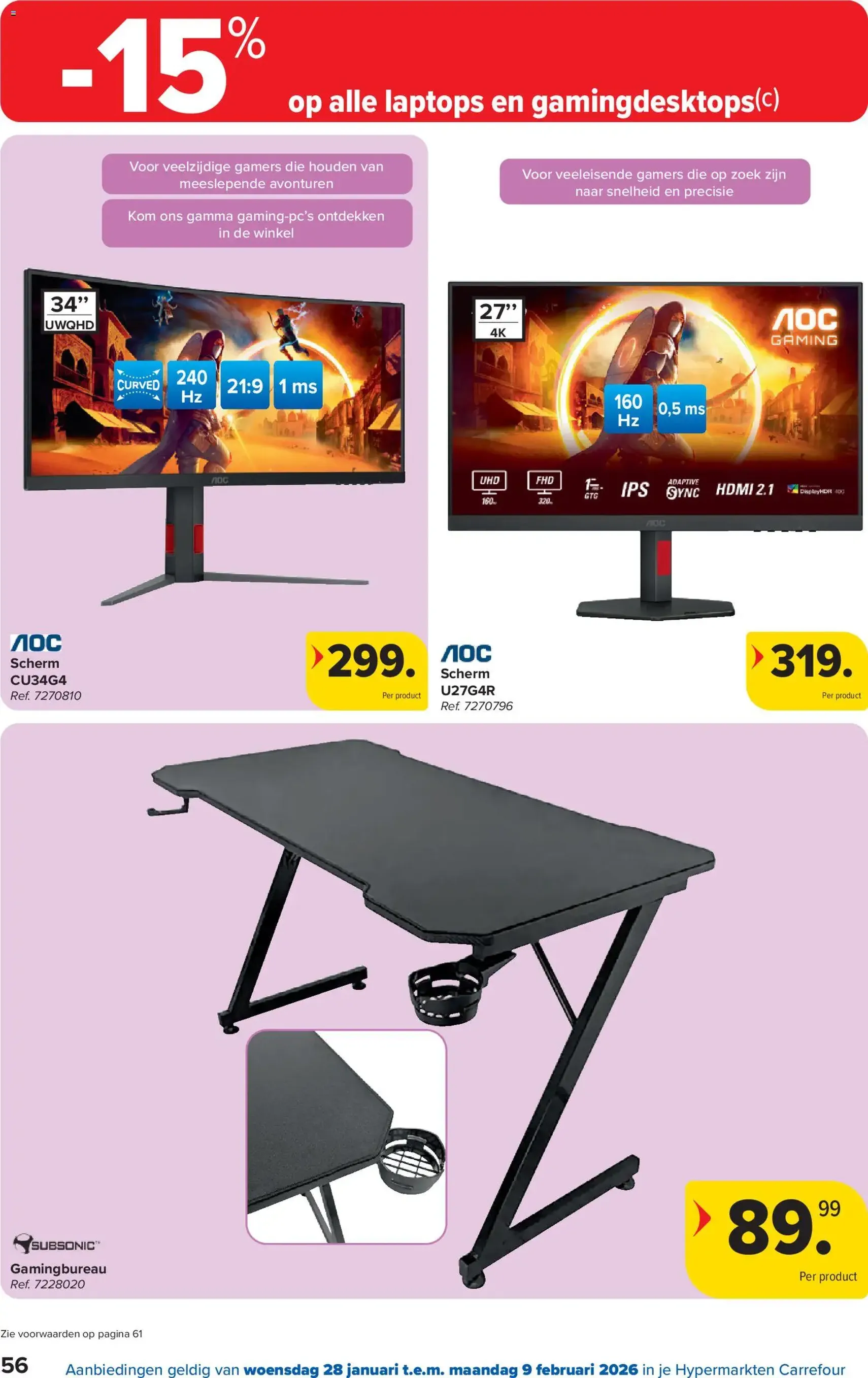 Carrefour folder week 5 - geldige folder vanaf 28/01/2026 pagina 56 van 63