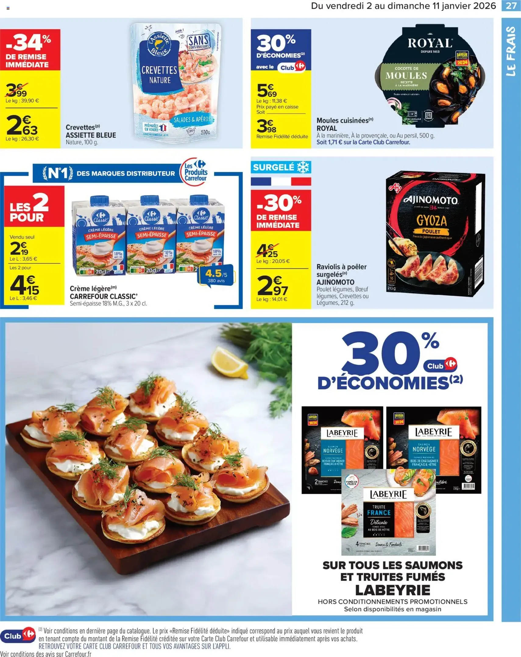 Carrefour Market catalogue semaine 1 - brochure valable à partir du 02/01/2026, page 29 sur 64