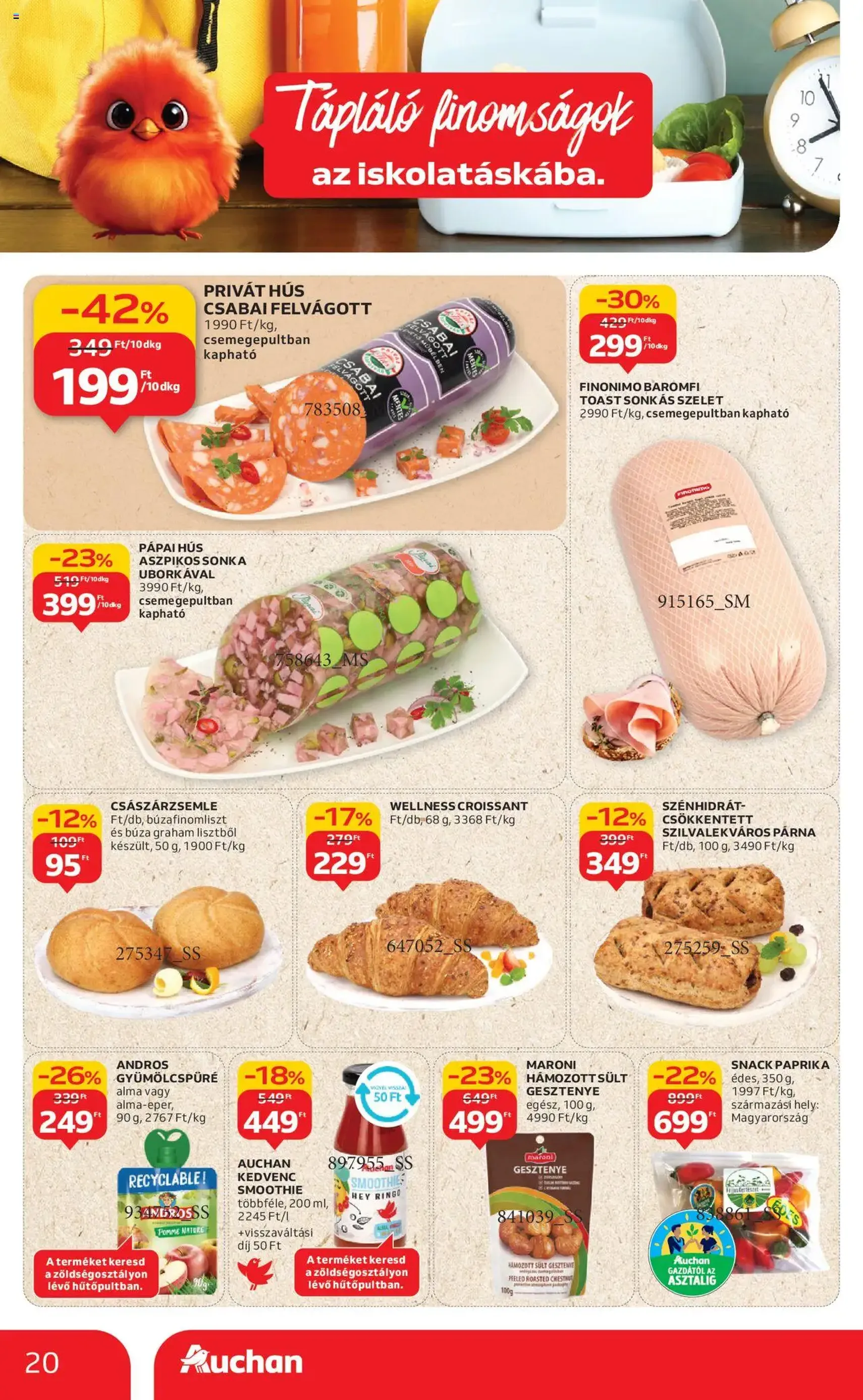 Auchan Akciós újság - 2025.08.28. érvényes szórólap 20 oldal 46 oldalból