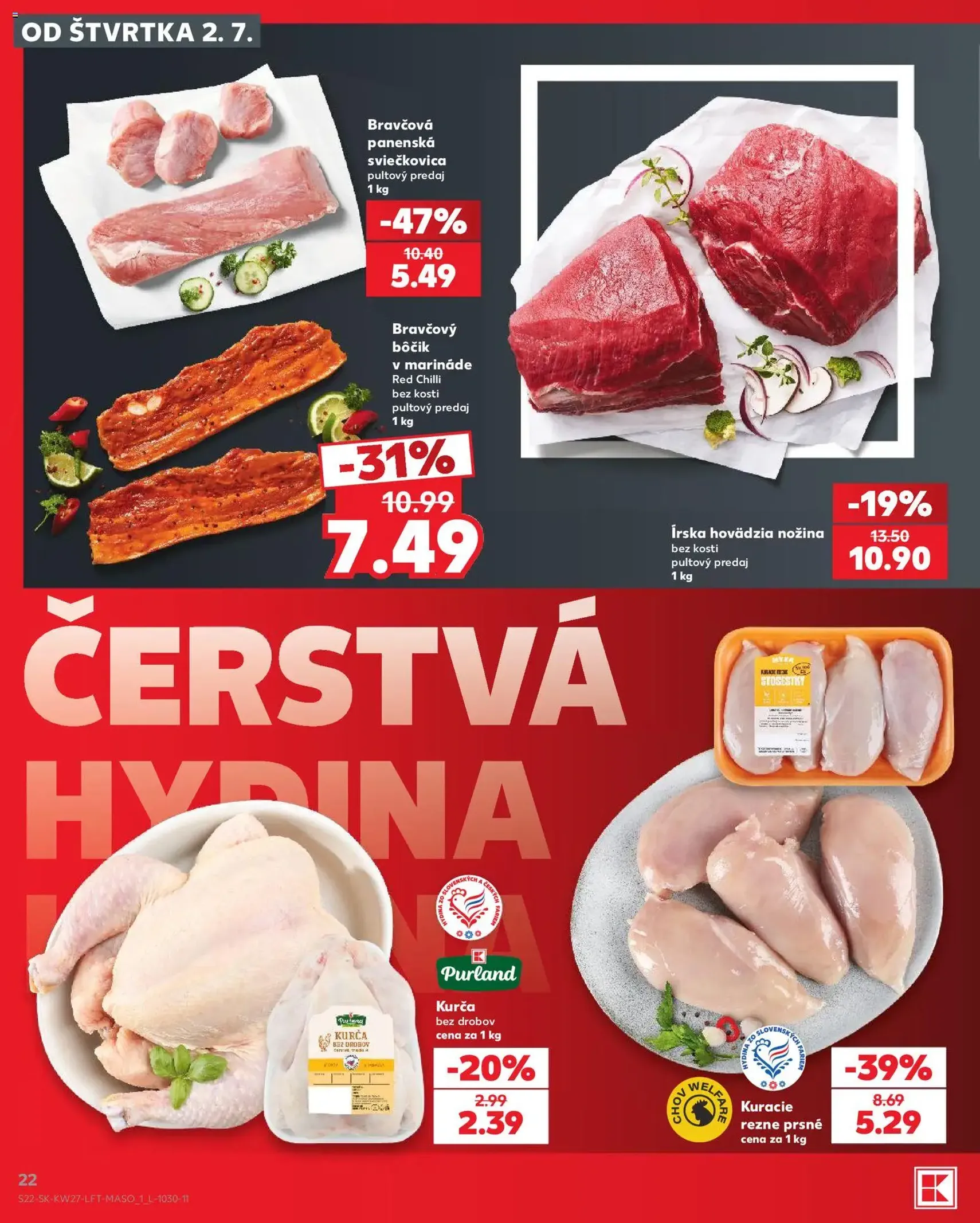 Kaufland leták - platný leták od 02.07.2026 strana 22 z 80