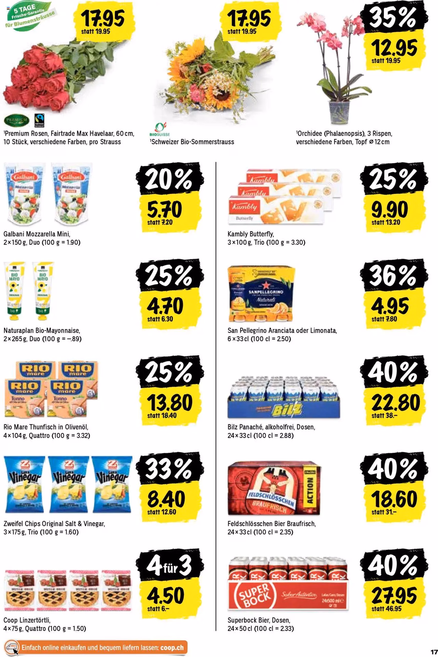 Coop Aktionen - Gültiger Prospekt ab 14.08.2025, Seite 17 von insgesamt 28 Coop Aktionen - Gültiger Prospekt ab 14.08.2025, Seite 17 von insgesamt 28