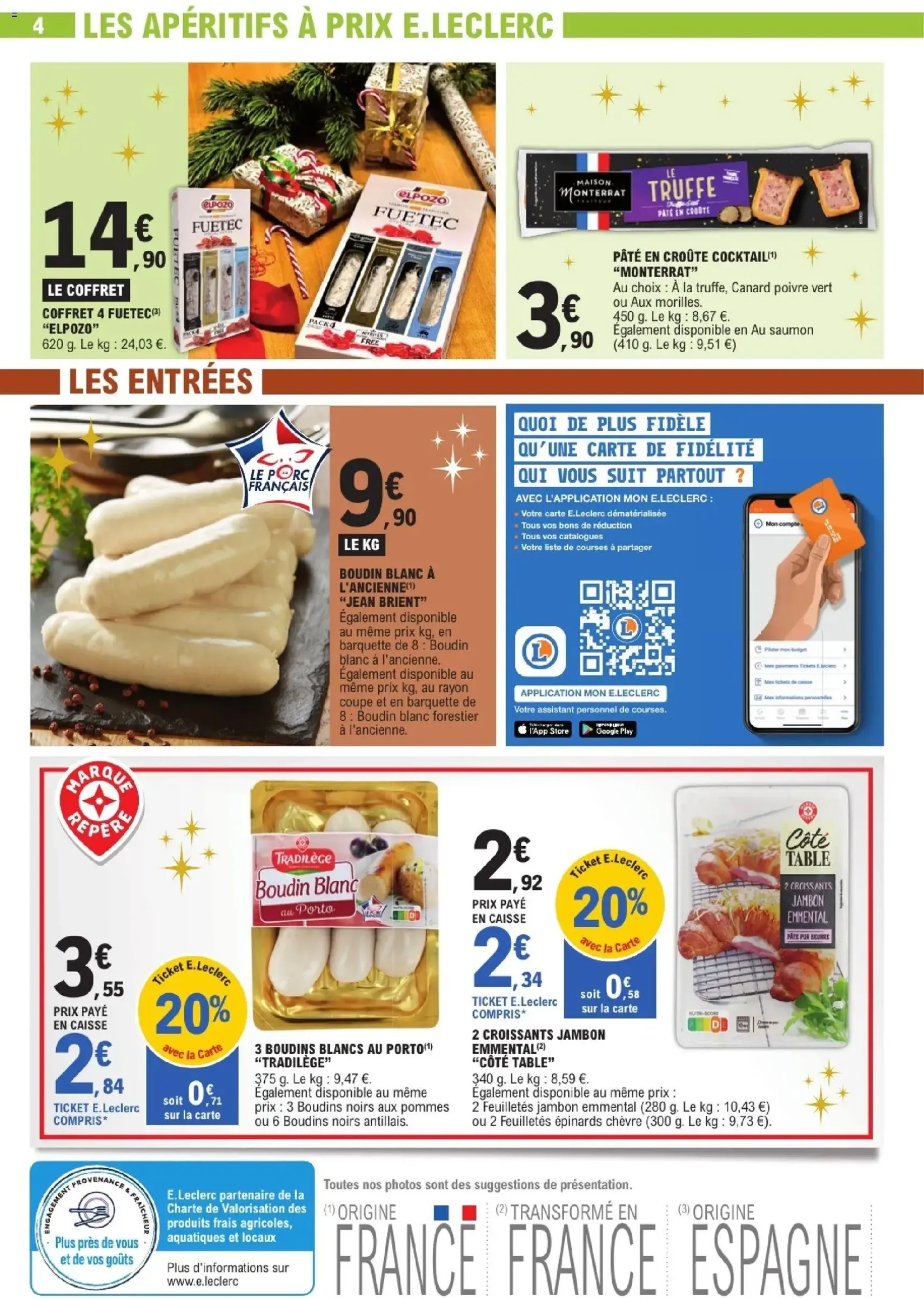 E.Leclerc catalogue semaine 52 - brochure valable à partir du 23/12/2025, page 4 sur 32