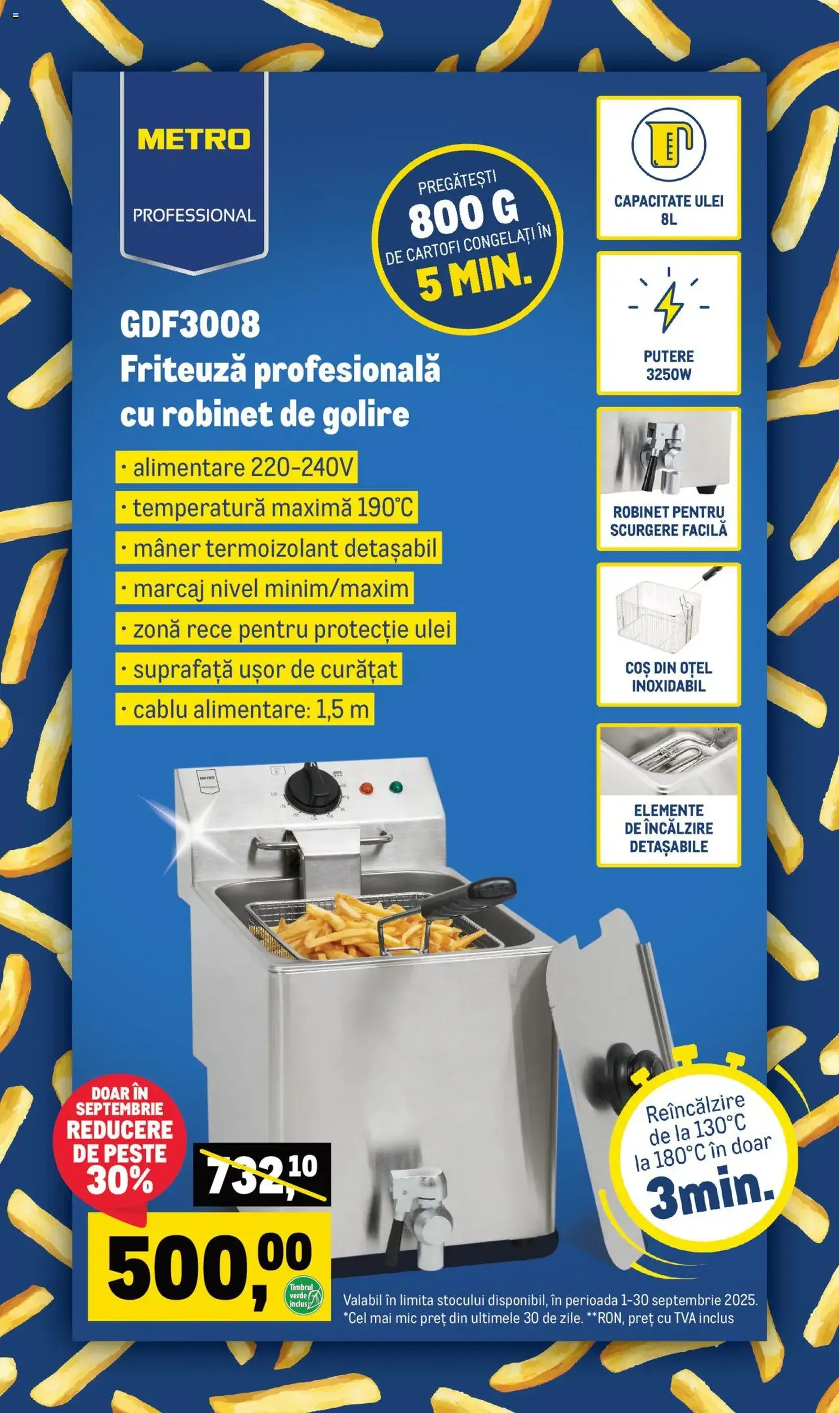 Metro catalog - Friteuză profesională 8L cu robinet golire - cataloage valabile începând cu 01.09.2025 pagina 3 din 4 Metro catalog - Friteuză profesională 8L cu robinet golire - cataloage valabile începând cu 01.09.2025 pagina 3 din 4