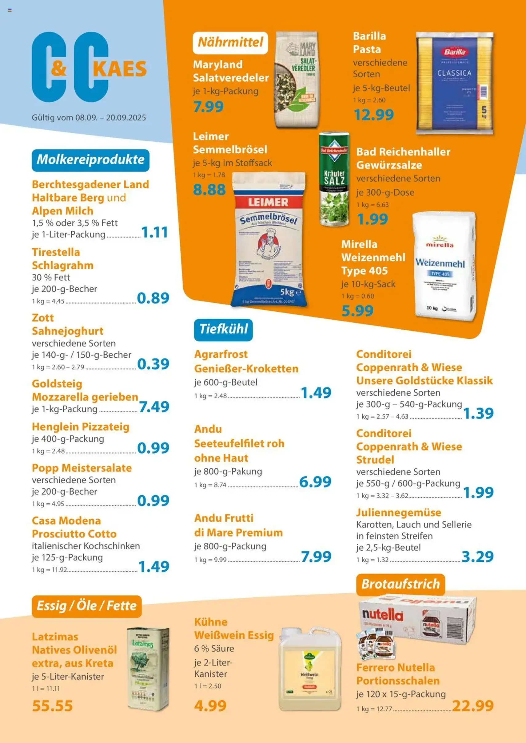 C&C Prospekt - Gültiger Prospekt ab 08.09.2025, Seite 2 von insgesamt 4